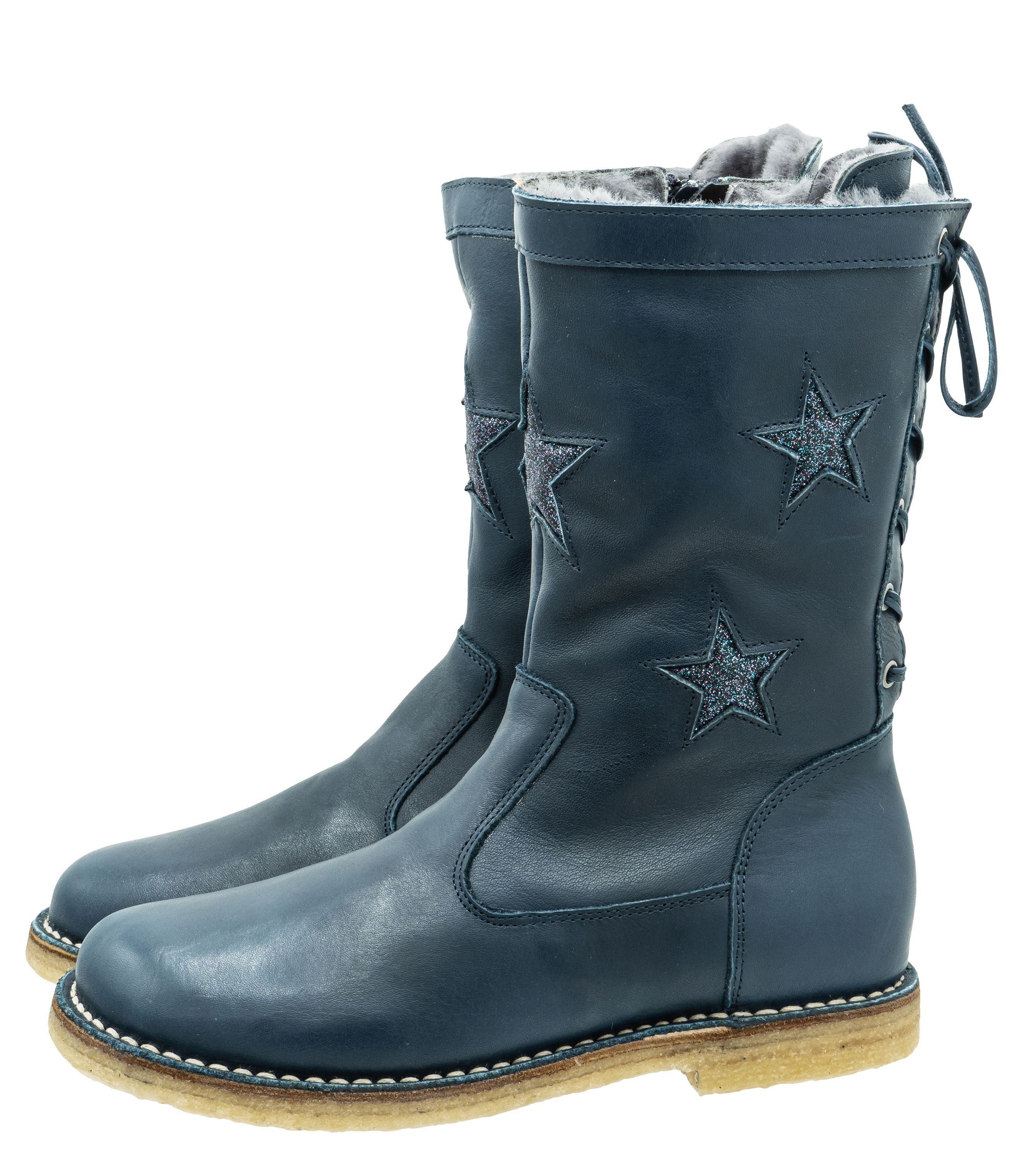 Zecchino d'Oro Zecchino d'Oro Stiefel A06-4619 Boots Lammfell Schnürstiefelette