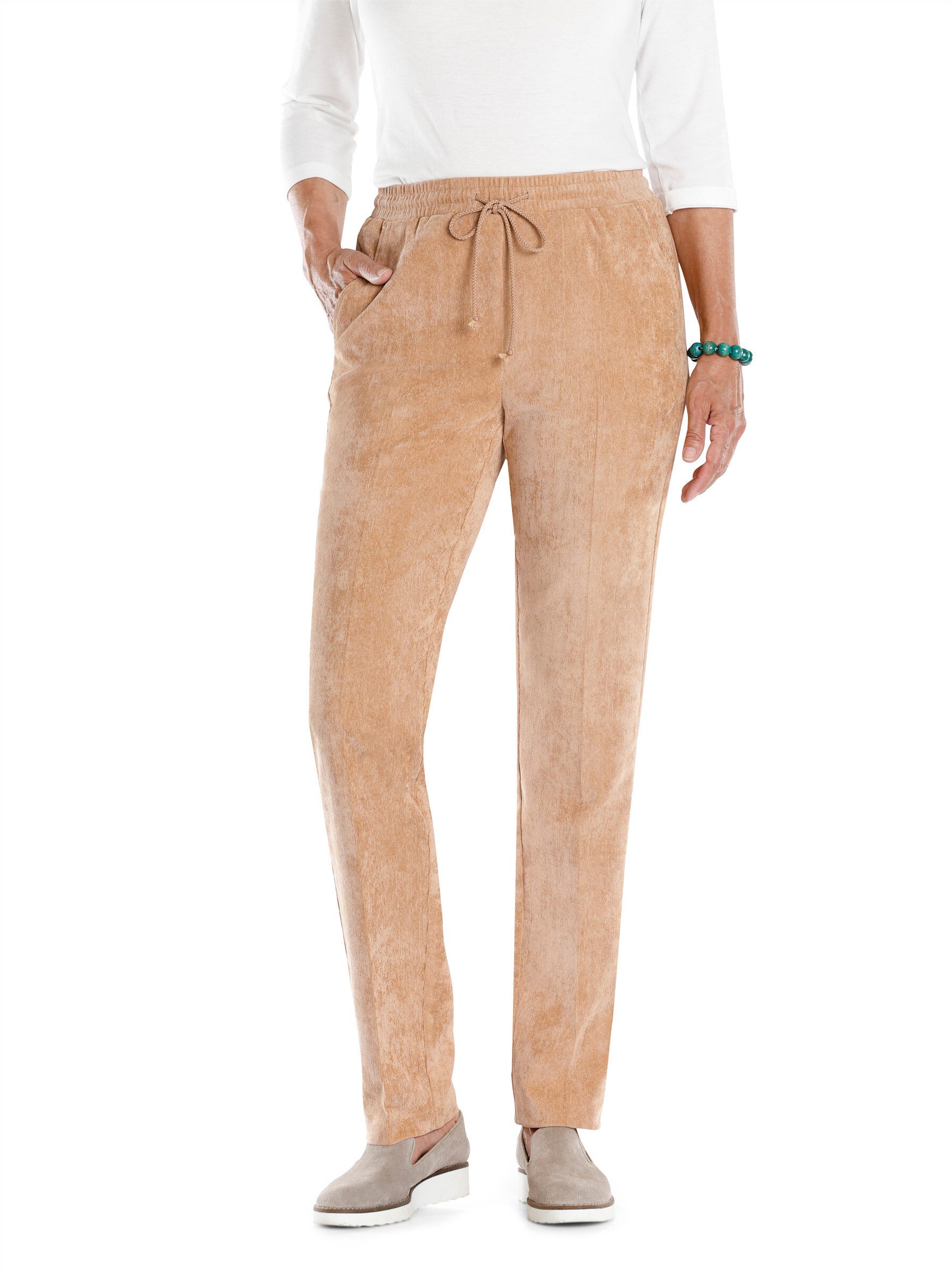 Jerseyhose Cord-Hose komfortabel