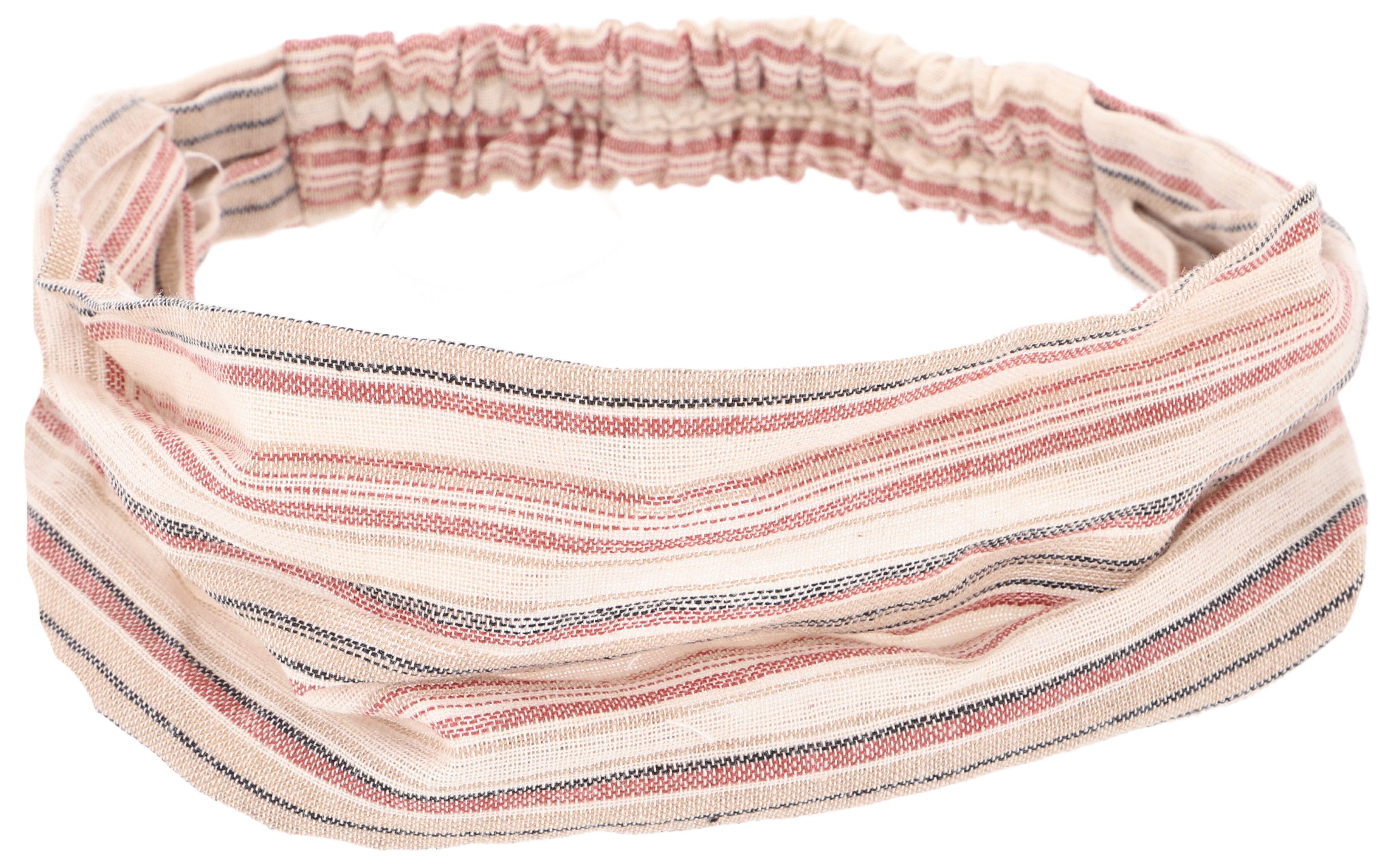 Guru-Shop Stirnband Haarband, Kopfband, gestreifte Bandana..