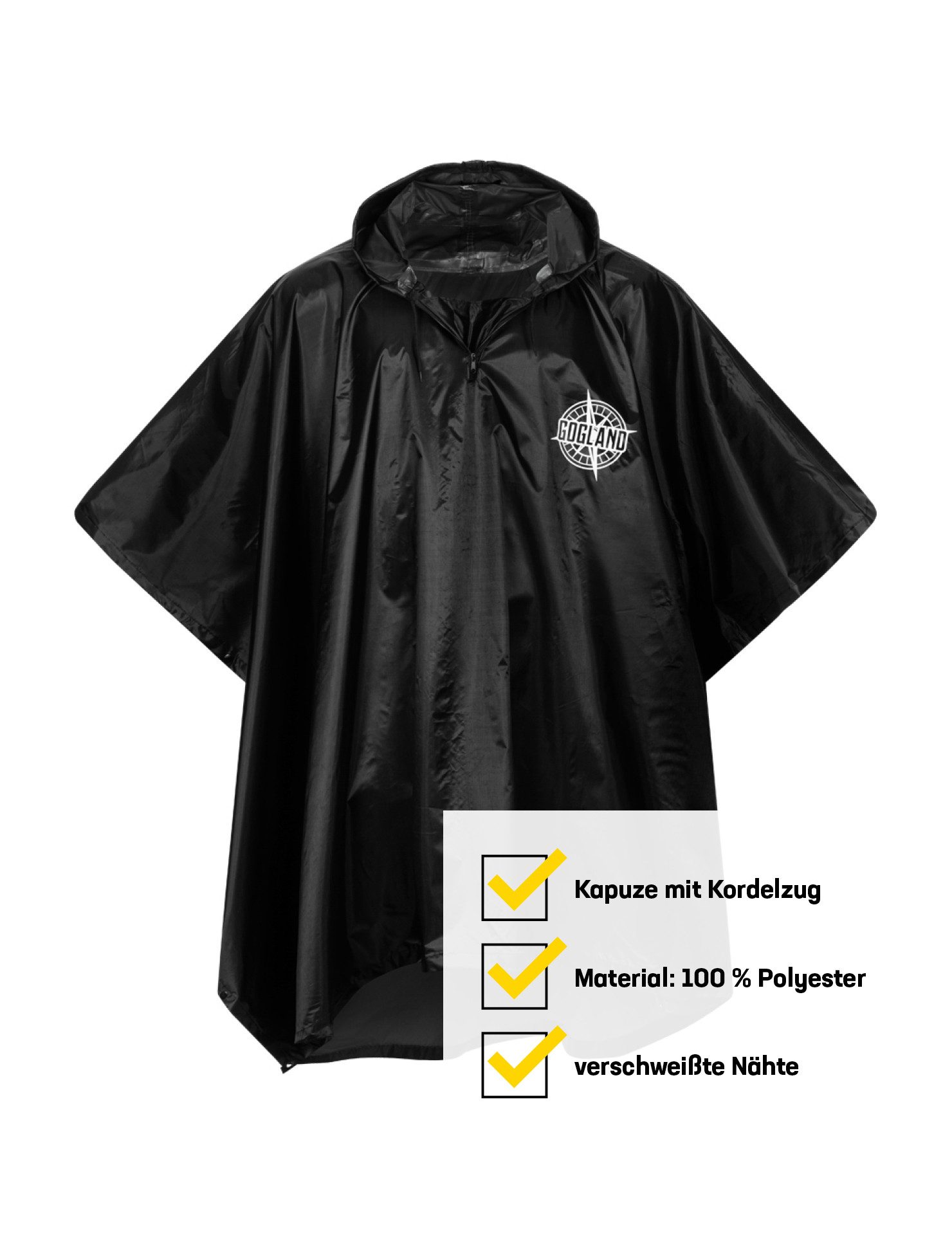 GOGLAND Regenmantel GOGLAND® Monsun Regenponcho Unisex günstig online kaufen