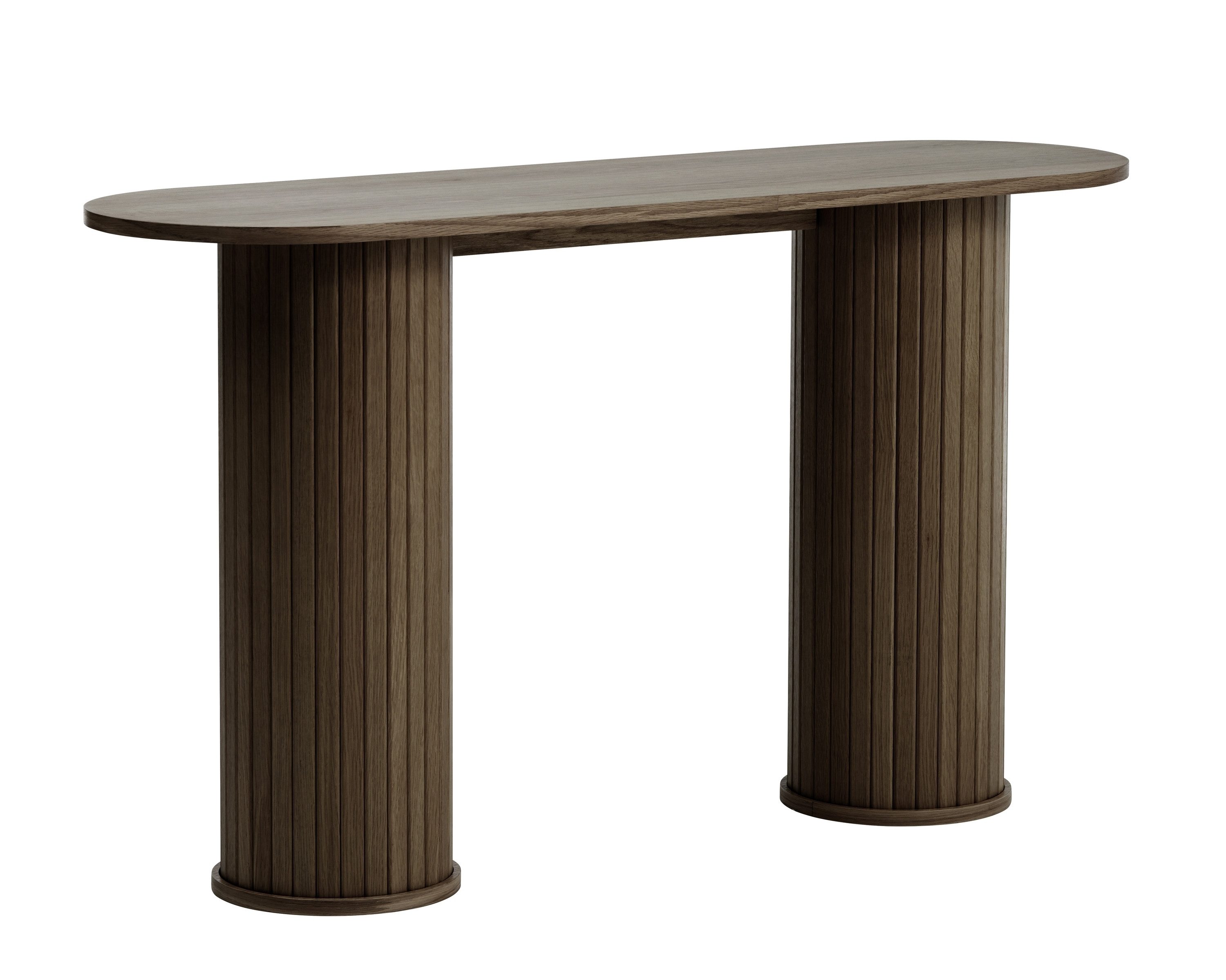 freiraum Konsolentisch NOLA, in Eiche Smoked, MDF furniert - 130x75x40cm (BxHxT)