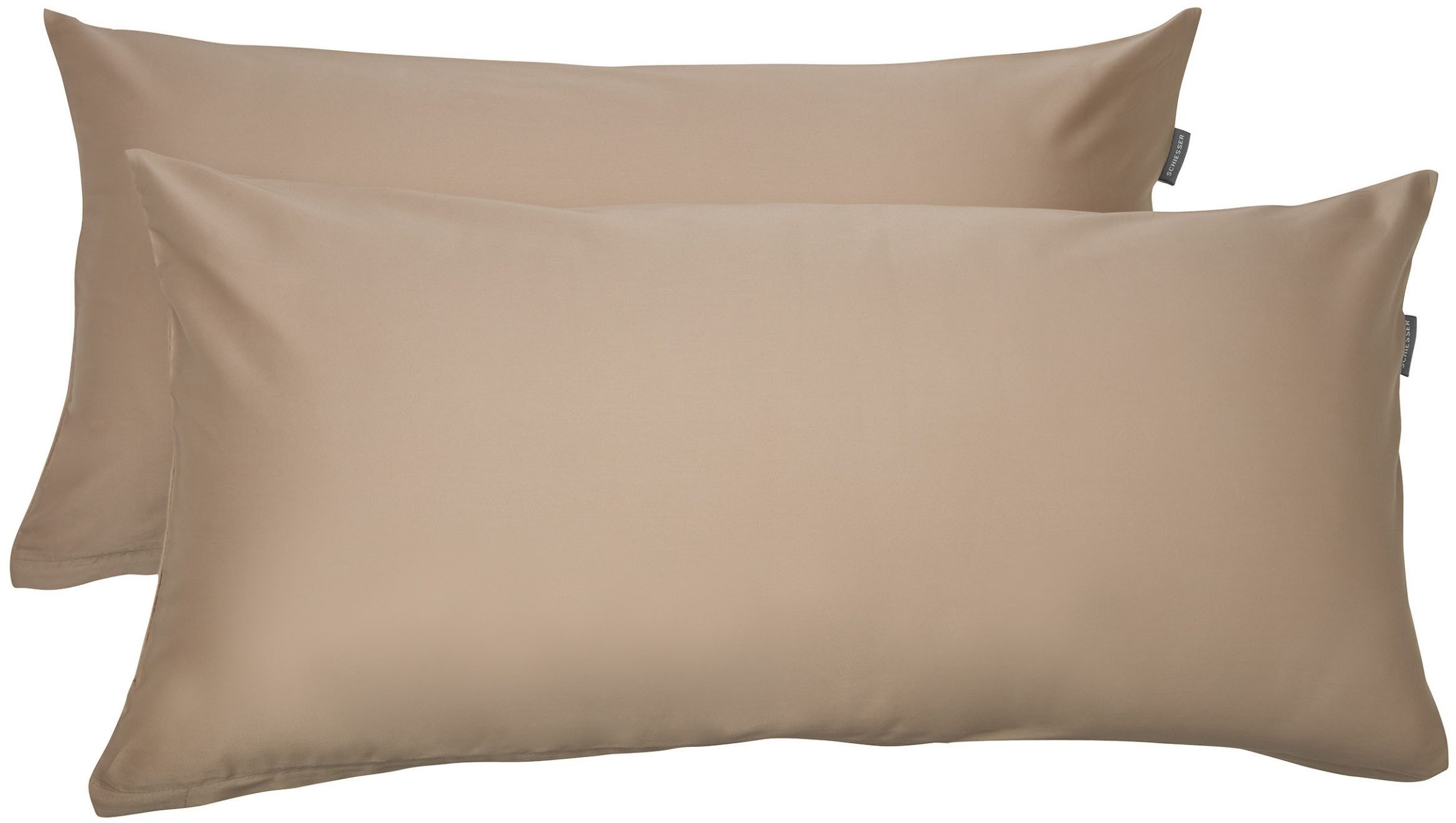 Schiesser Kissenhülle Ella Premium Kissenhüllenset aus feinstem Baumwollsat günstig online kaufen