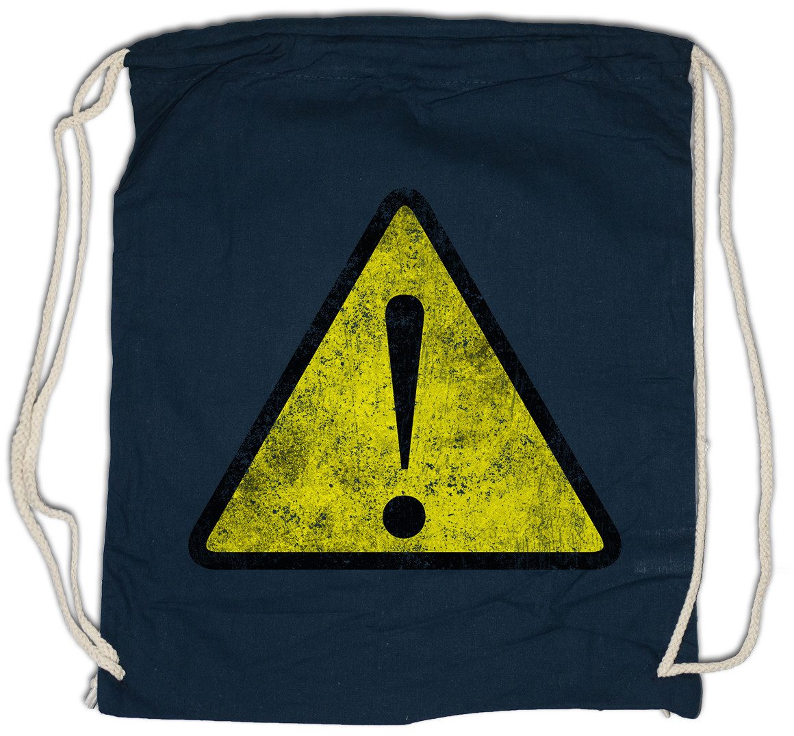 Turnbeutel Warning Sign I Turnbeutel Symbol Logo Insignia USA Zeichen Caution