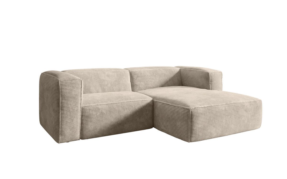 Luxusbetten24 Sofa Designer Sofa Comfy L Mini in Cord günstig online kaufen