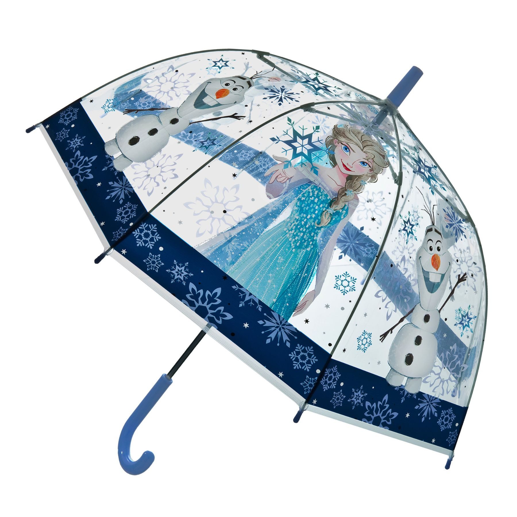 Disney Langregenschirm 69 cm Regenschirm transparent Kinder Schirm für Regen Alltag