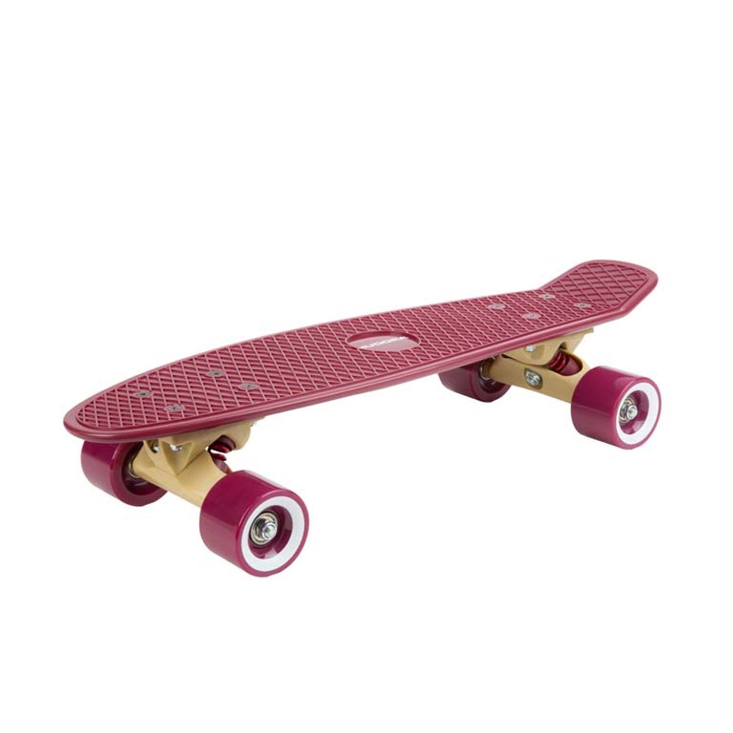 Skateboard 12153 Retro Board Curve, burgundy