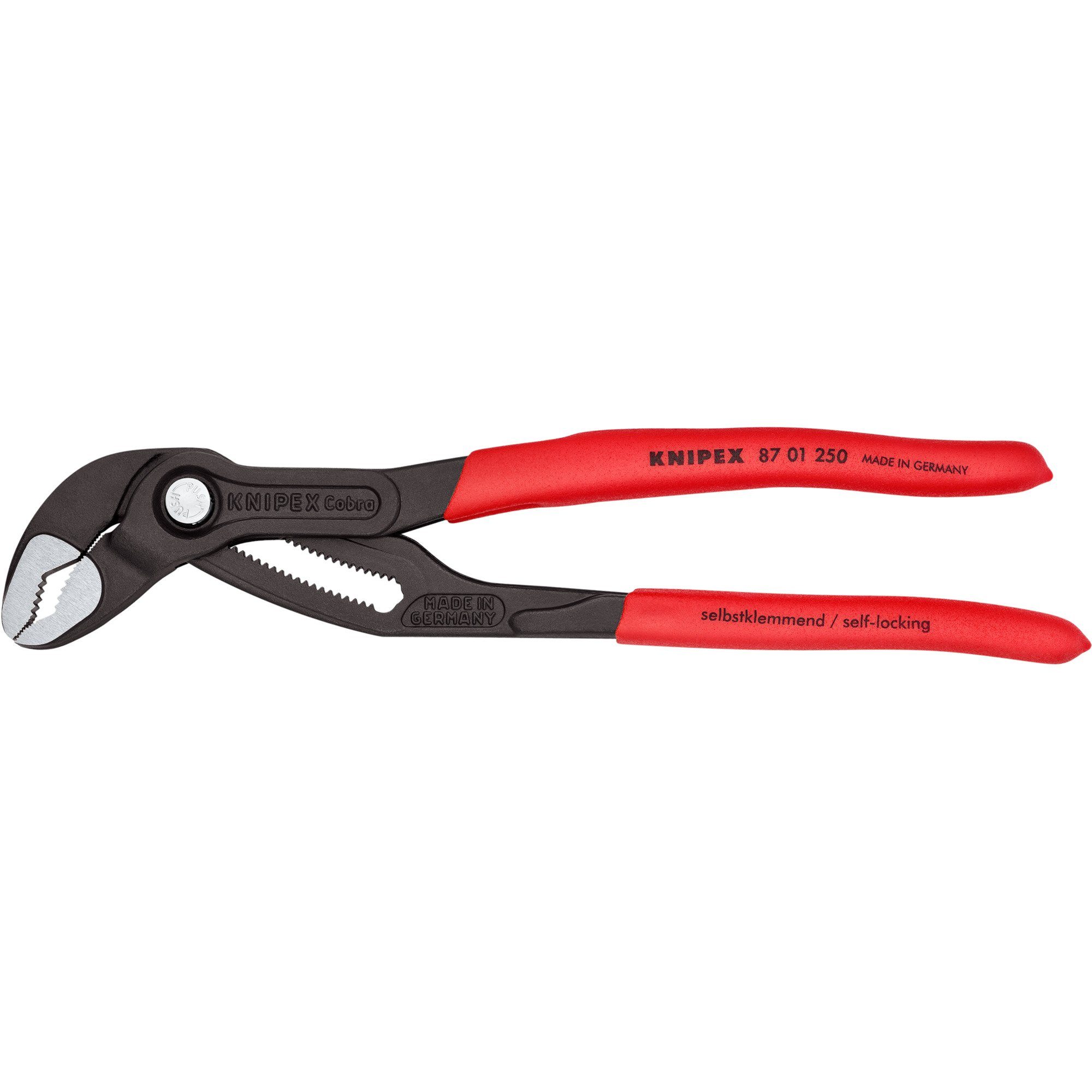 Greifzange KNIPEX Cobra 87 01 250, 250mm, Rohr- /