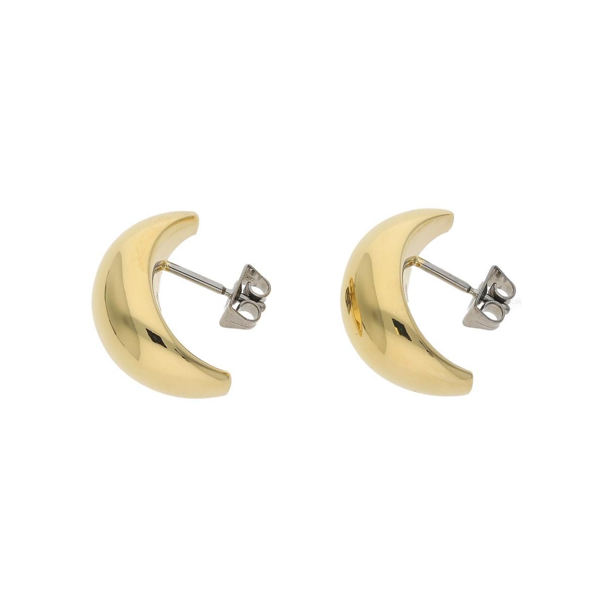 Boccia Paar Creolen Boccia Steckcreolen Gold plattiert Titan 05101-02 (kein Set, 2-tlg., inkl. edelm Schmucketui)