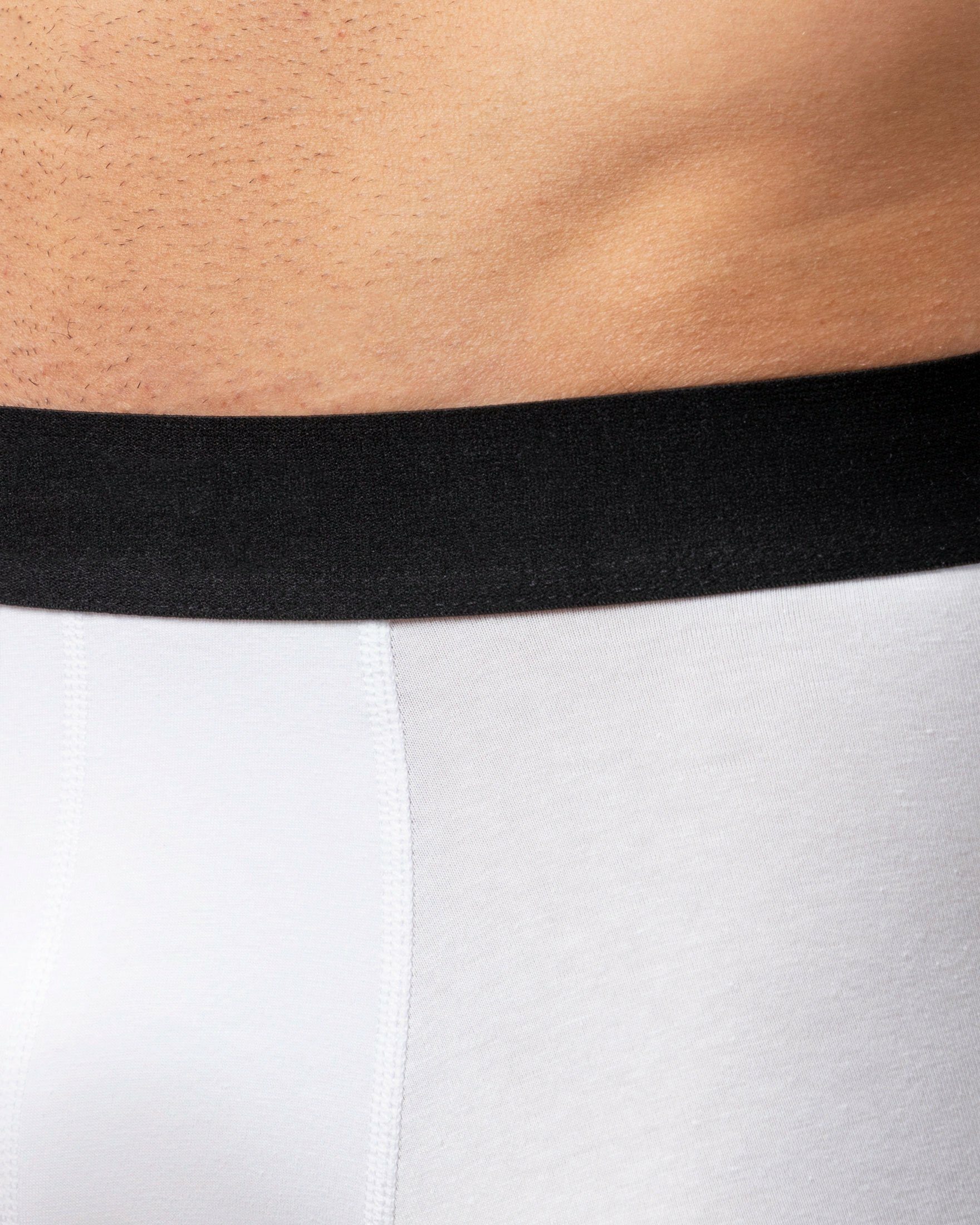 Herren aus Unterhosen Boxershorts Mix Logo kratzenden (6-St) Enge ohne Bio-Baumwolle, ohne Männer SNOCKS (Schwarz/Weiß/Grau) Zettel