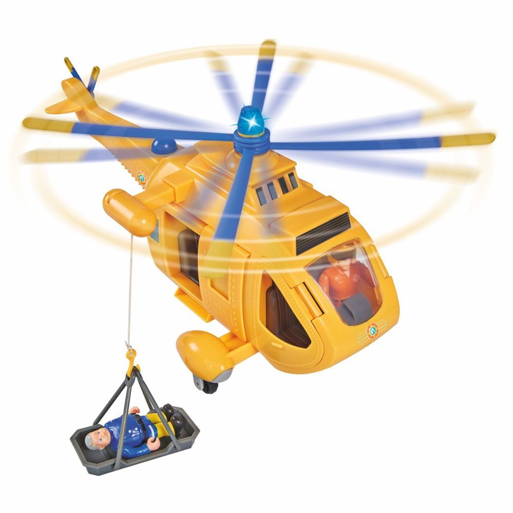 Feuerwehrmann Sam Spielzeug-Feuerwehr »Bergwacht Hubschrauber Wallaby 2 Feuerwehrmann  Sam Mit Tom Licht & Sound«