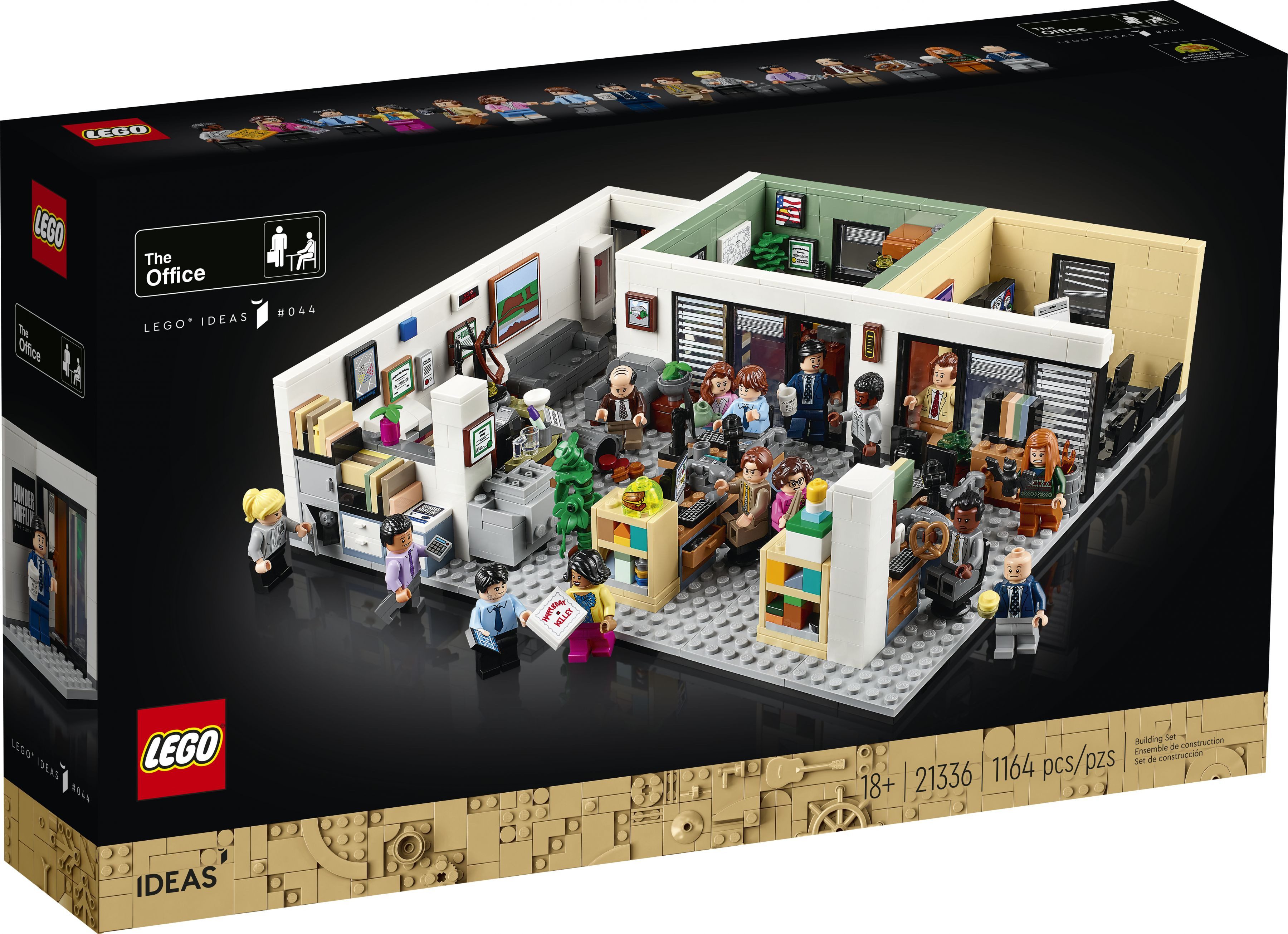 LEGO® LEGO Ideas 21336 The Office Konstruktionsspielsteine, (Set, 1164 St., 1164 Teile)