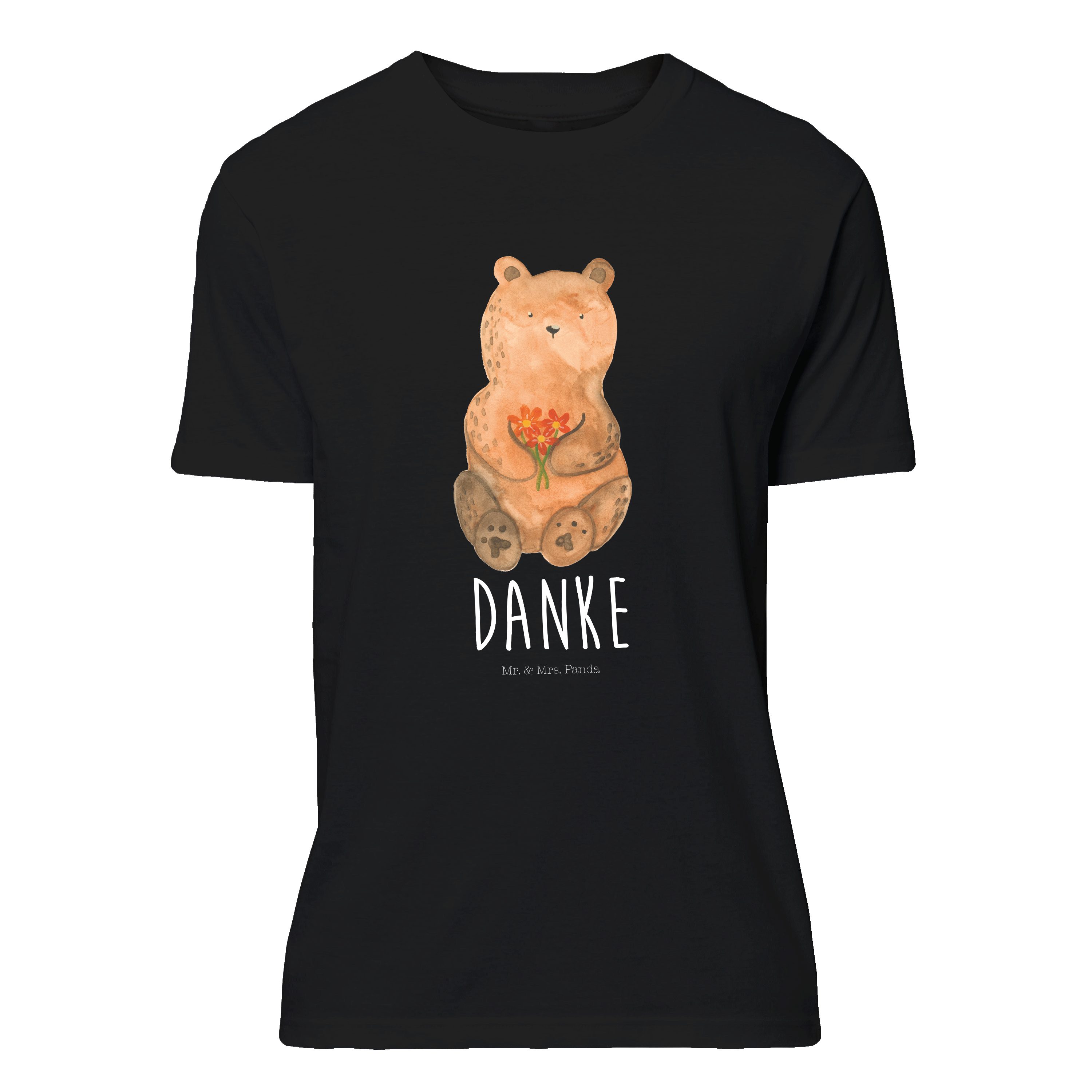 T-Shirt Dankbär - Schwarz - T-Shirt, Shirt