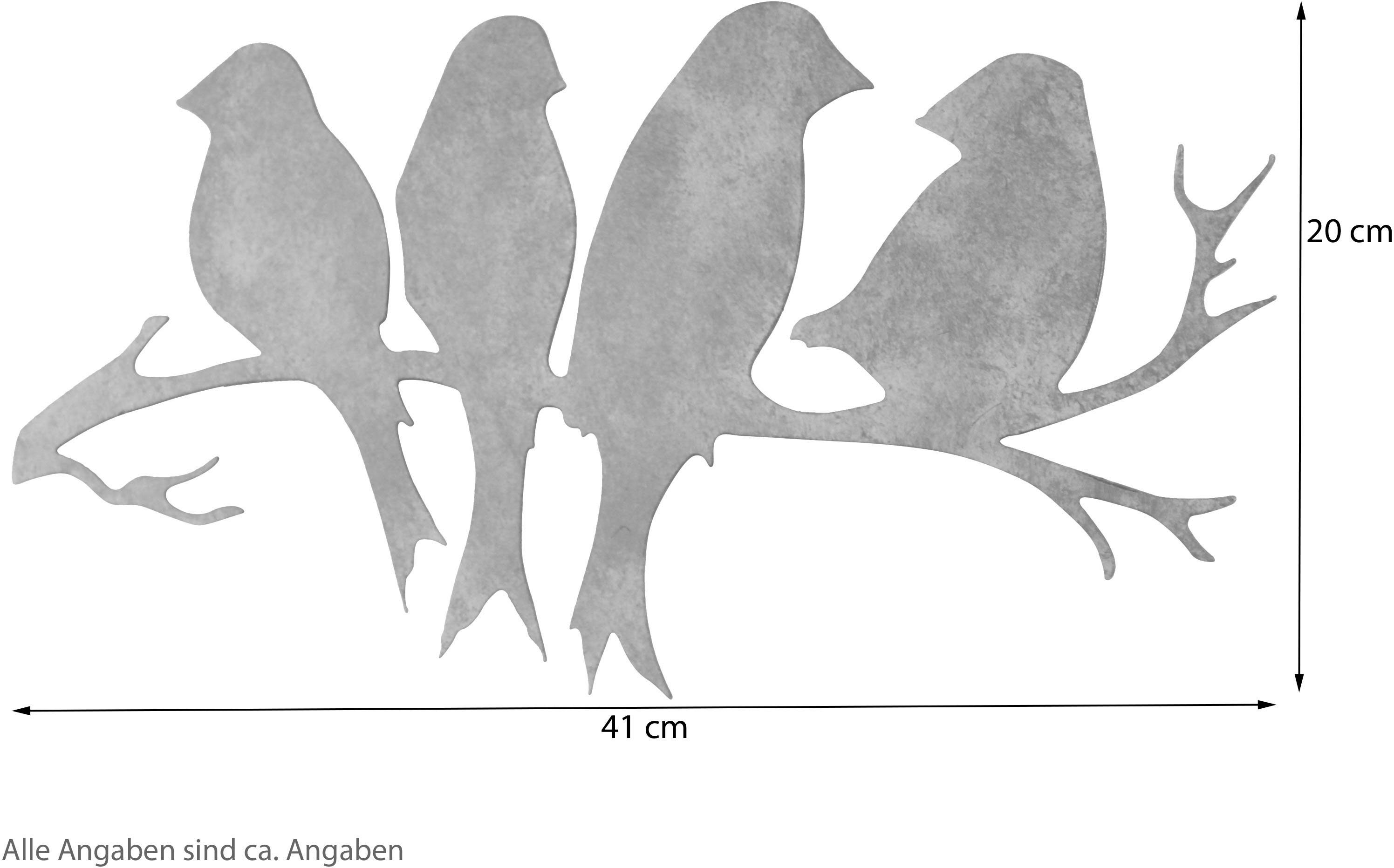 HOFMANN LIVING AND MORE Wanddekoobjekt Wanddekoration (1 St), aus Metall in günstig online kaufen