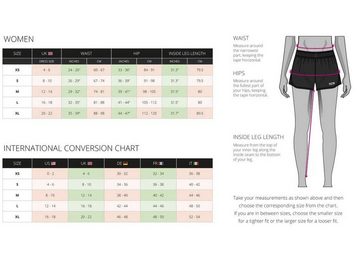 TCA 3/4-Hose TCA Damen Yoga-Shorts hohe Taille mit Handytasche - Dunkelpink, XS (1-tlg)