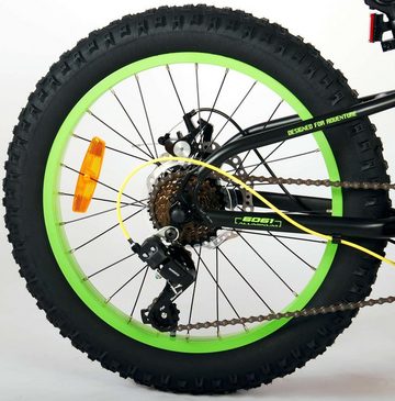 Volare Kinderfahrrad Gradient - Jungen - 7- Gang - verschiedene Größen und Farben, 7 Gang, bis 115 kg, 85% zusammengebaut, 24 bzw.26 Zoll, Fat Tires