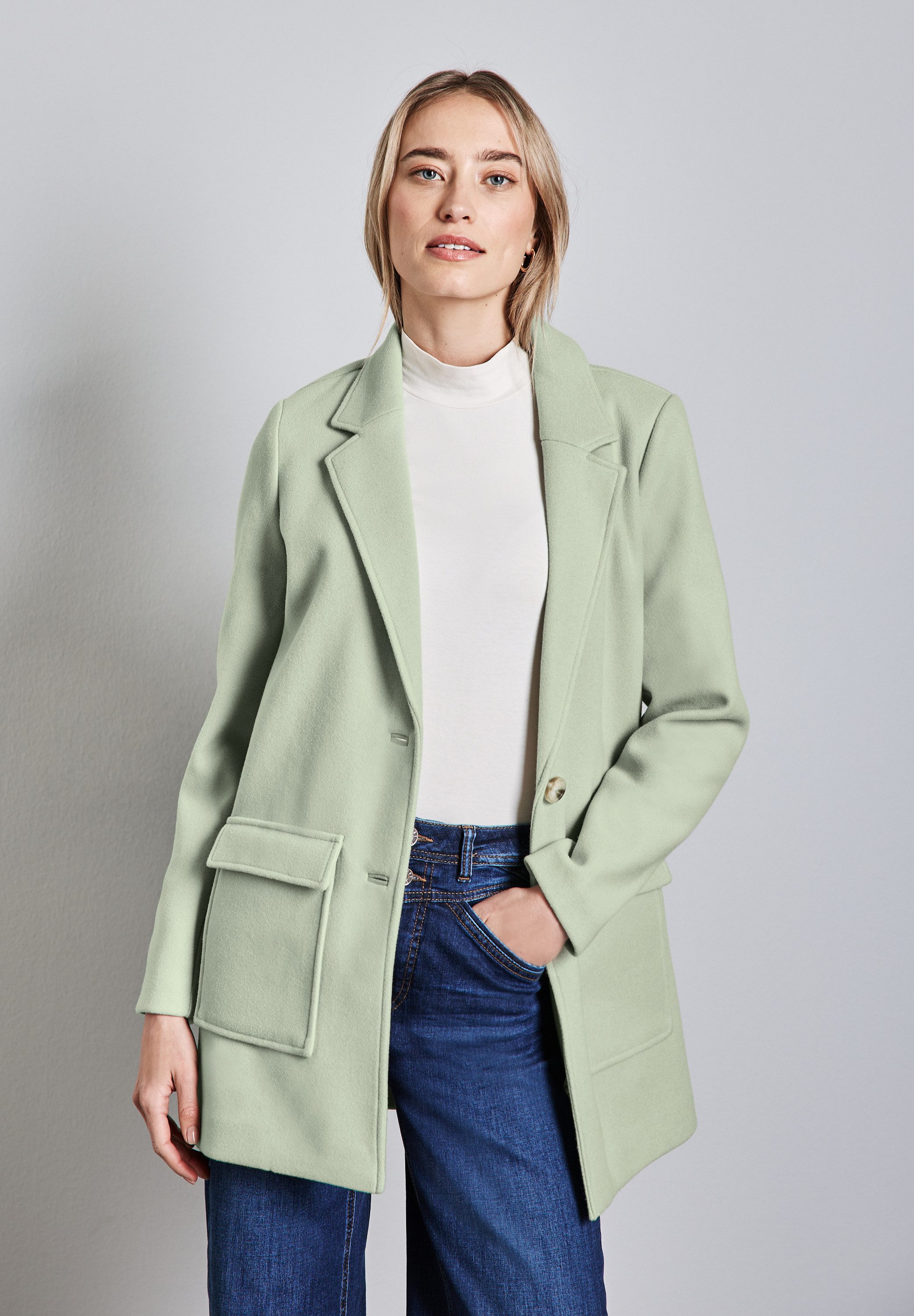 STREET ONE Outdoorjacke mit Reverskragen günstig online kaufen