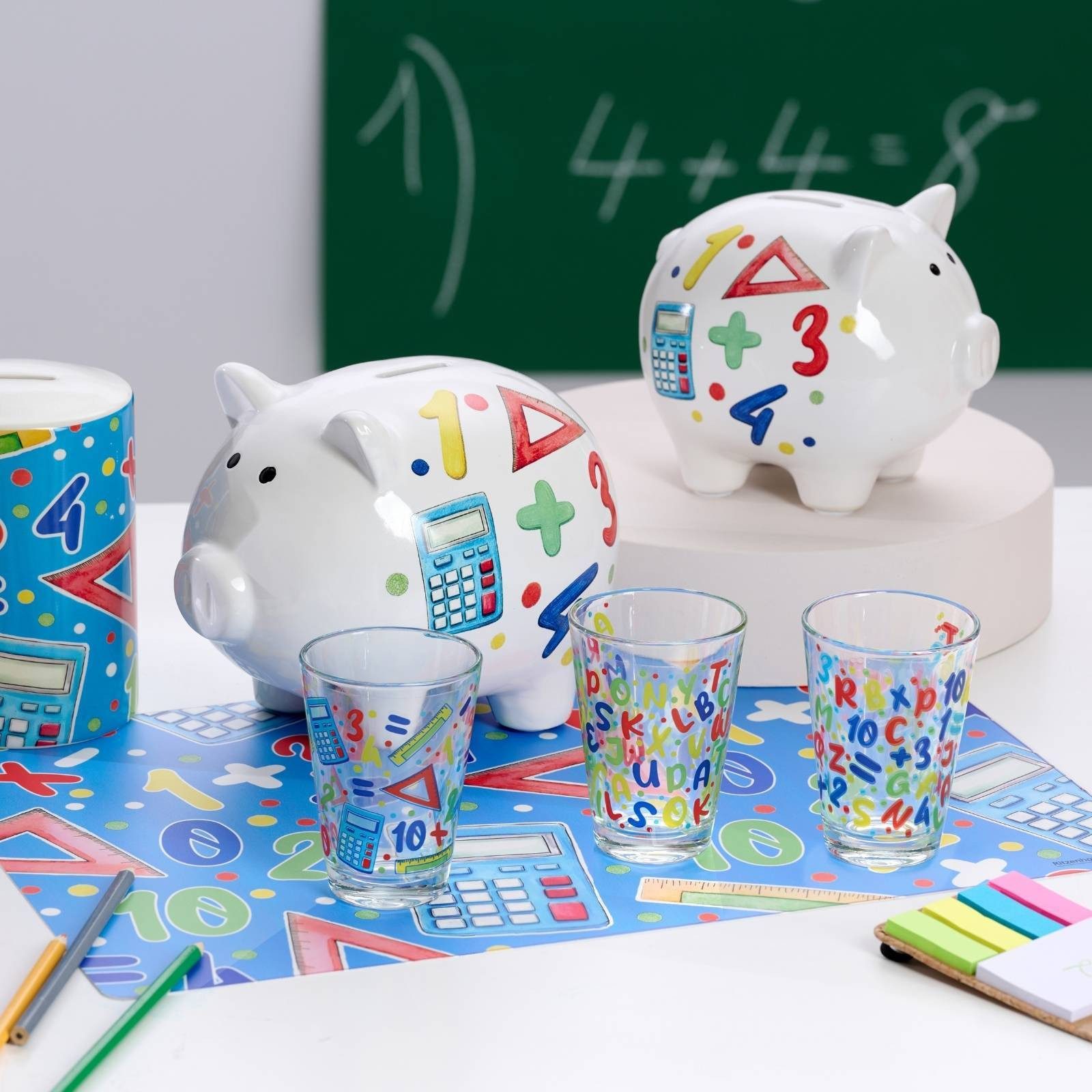 Ritzenhoff & Breker Kinderbecher Dino Kindergläser 200 ml 24er Set, 24-tlg., Glas