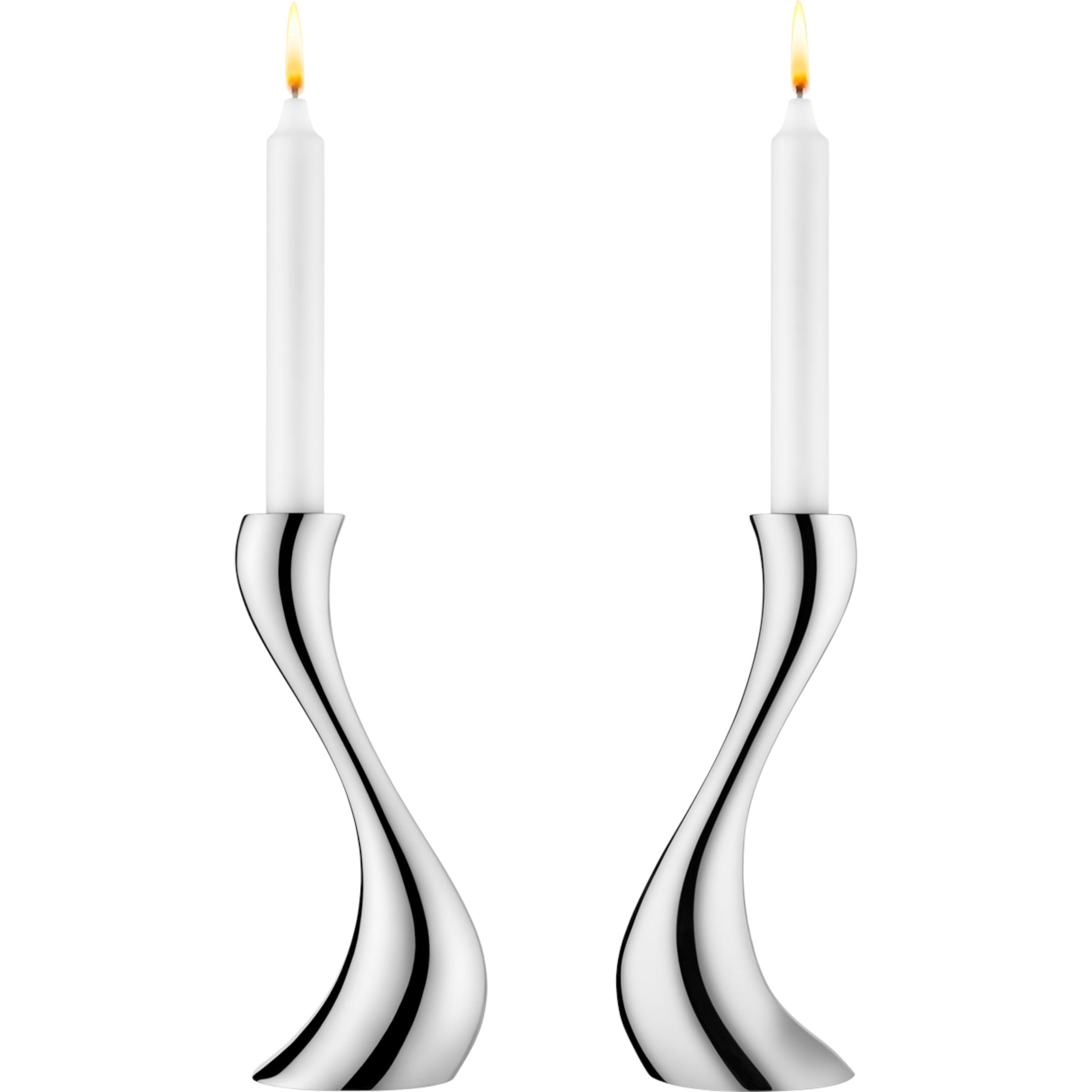 Georg Jensen Kerzenhalter Georg Jensen Cobra Kerzenhalter, 2er Set