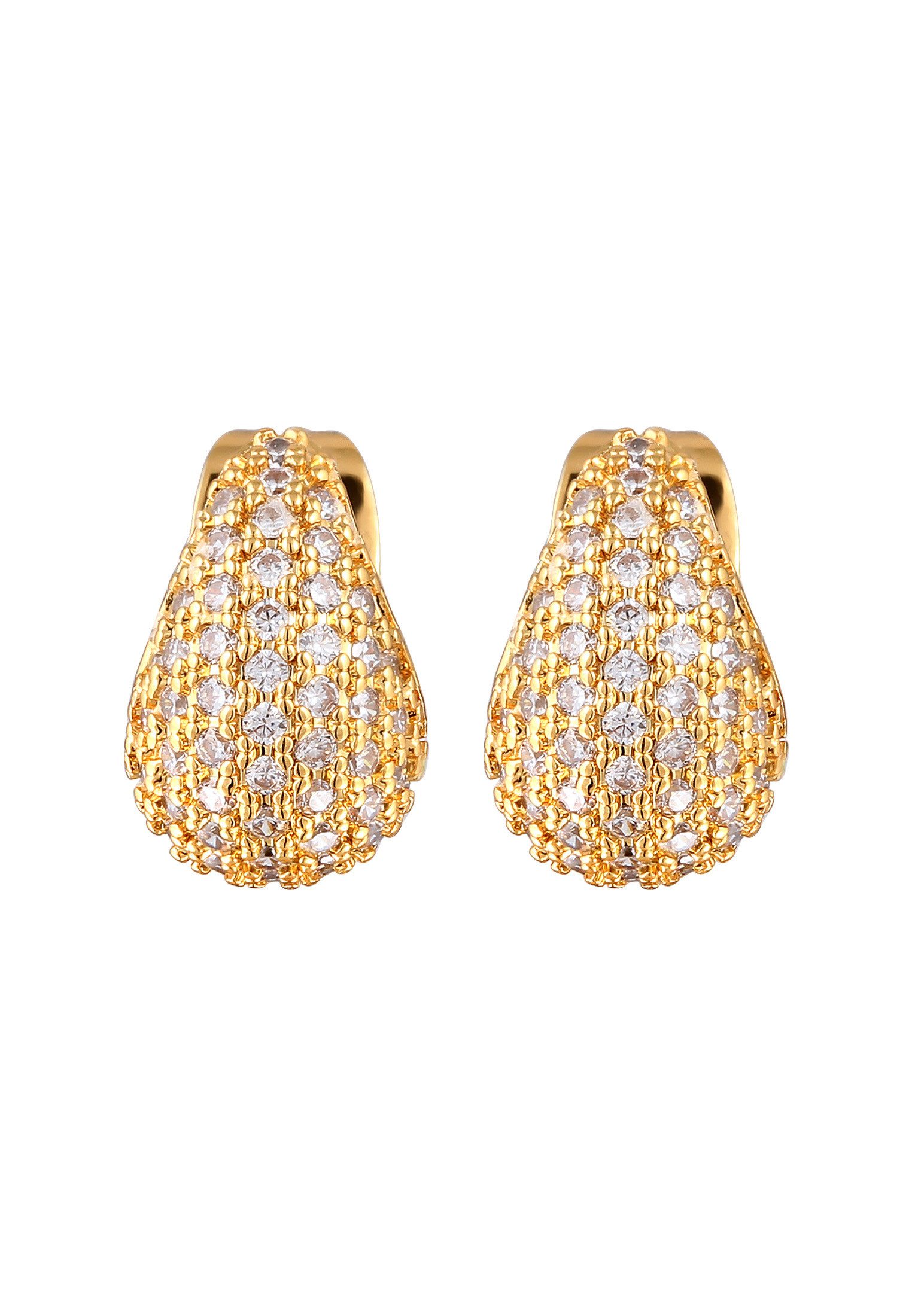 Elli Paar Ohrstecker Ohrstecker Tropfen Zirkonia günstig online kaufen