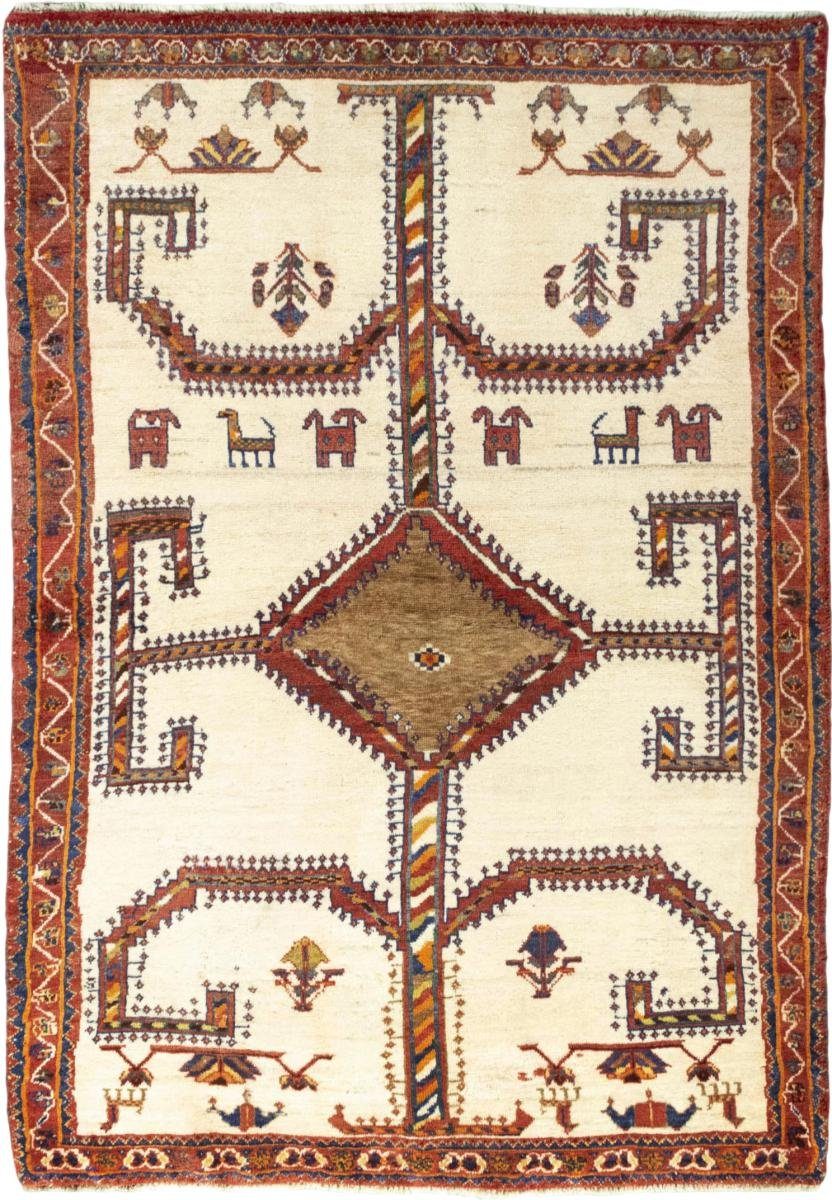 Orientteppich Perser Gabbeh Ghashghai 130x187 Moderner, 15 rechteckig, Handgeknüpfter Trading, Nain mm Höhe