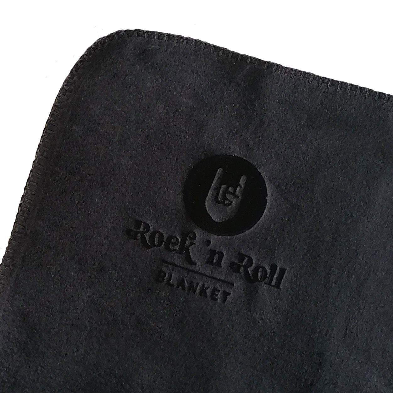 Wohndecke Biederlack Wohndecke cm, 150x200 anthrazit-graphit Rock `n Blanket, `n Uni Roll Roll Blanket, `n - Bestickung Rock Doubleface Rock Roll