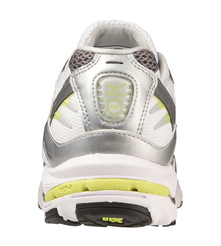 Mizuno Wave Rider 10 weiss/silber Herren Sneaker