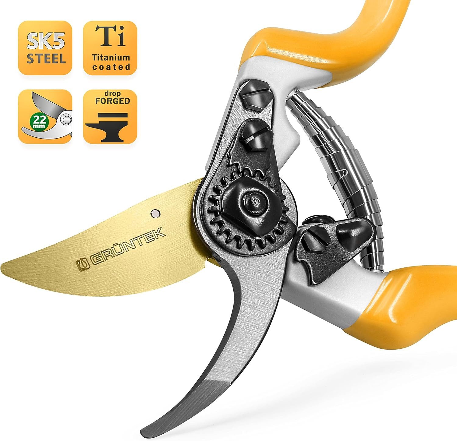 GRÜNTEK Gartenschere Premium Bypass-schere Z-25, Geschmiedet, günstig online kaufen