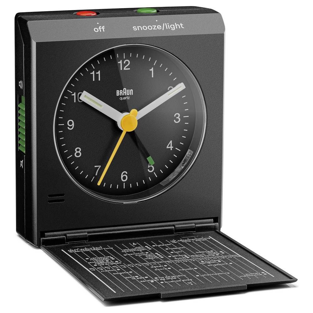 Braun Wecker BC05B Wecker Schwarz Alarmzeiten 1 1 Timerzeit