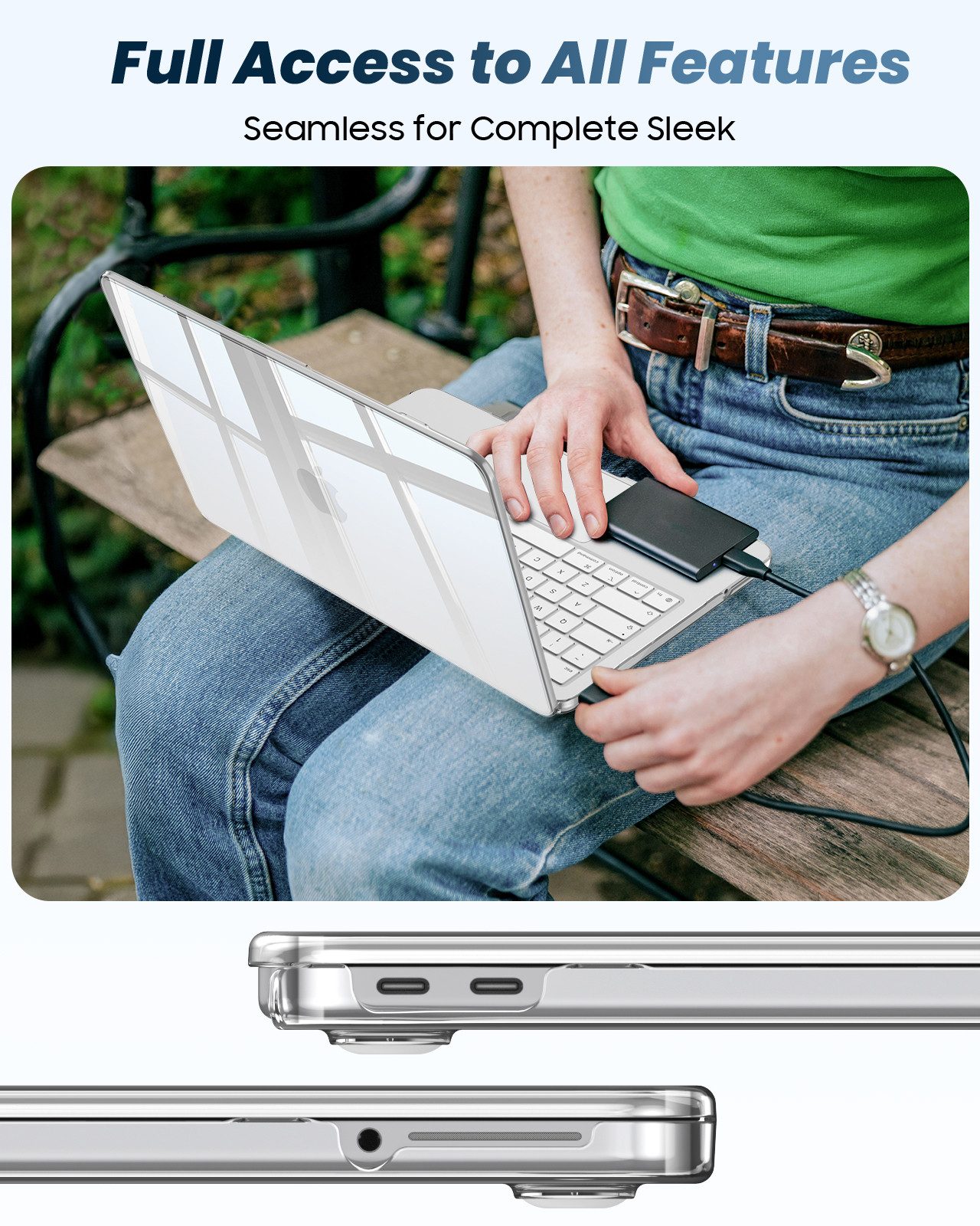 Fintie Laptop-Hülle Kompatibel mit MacBook Neo 13 Zoll A3404 mit A18 Pro Chip 2026 13 Zoll, Ultradünne Hartschale Schutzhülle Snap Cover – Bild 4 von 5
