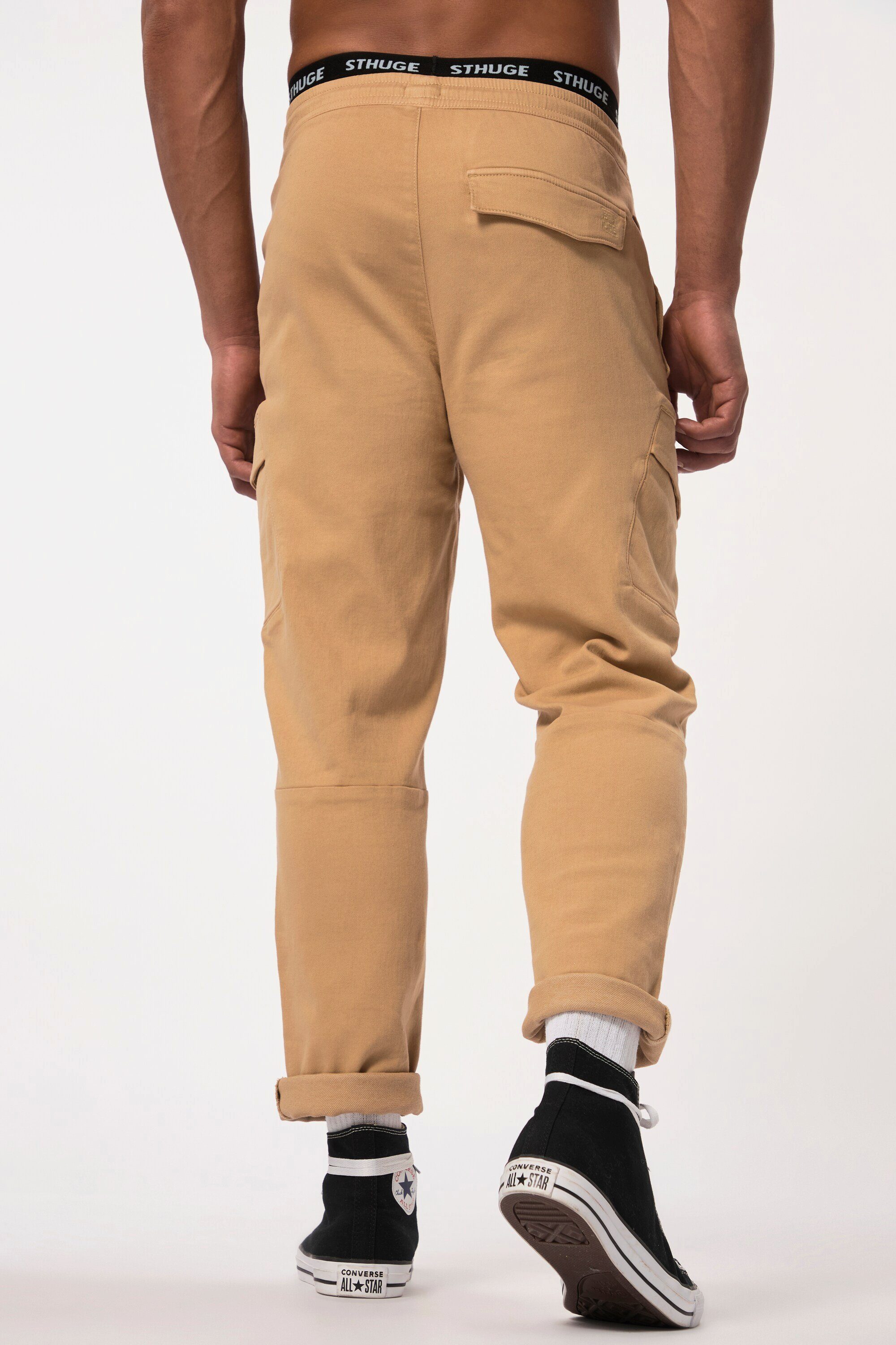STHUGE Schlupfhose Cargohose FLEXLASTIC® Elastikbund