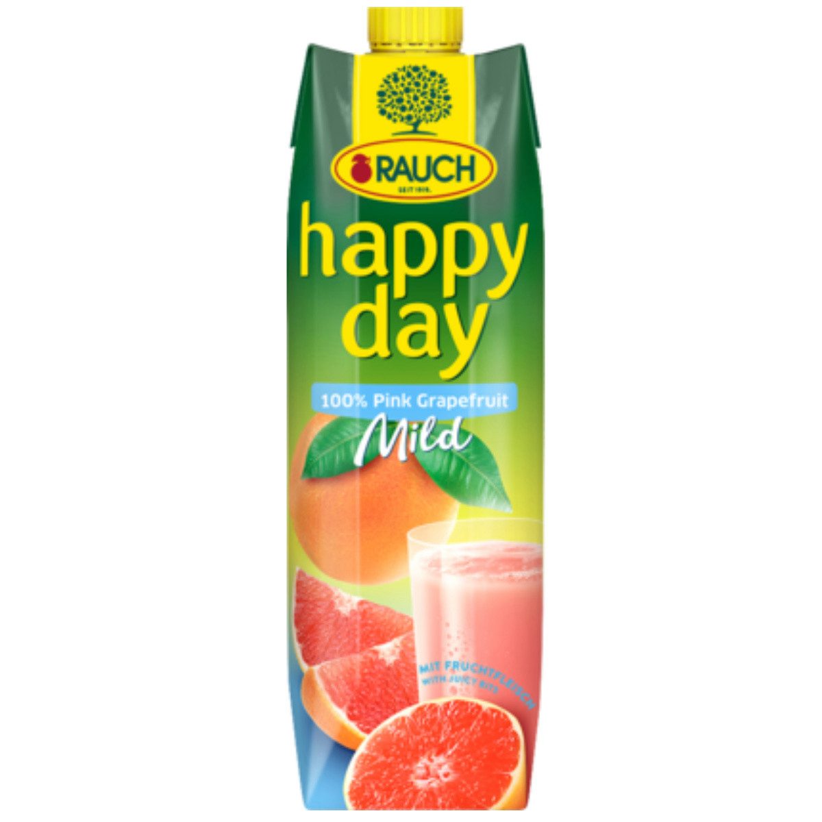 rauch Saft, Rauch Happy Day Pink Grapefruit rosa mit Fruchtfleisch 1000ml