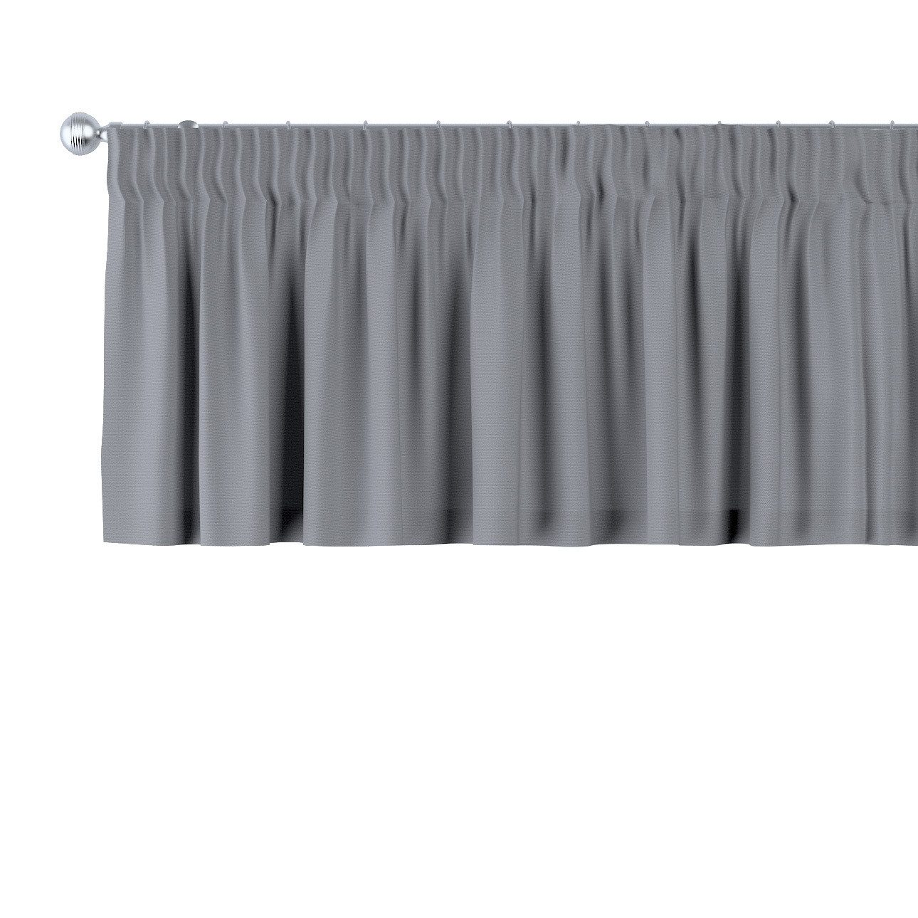 Dekoria Vorhang mit Kräuselband 130 x 40 cm, Cotton Panama