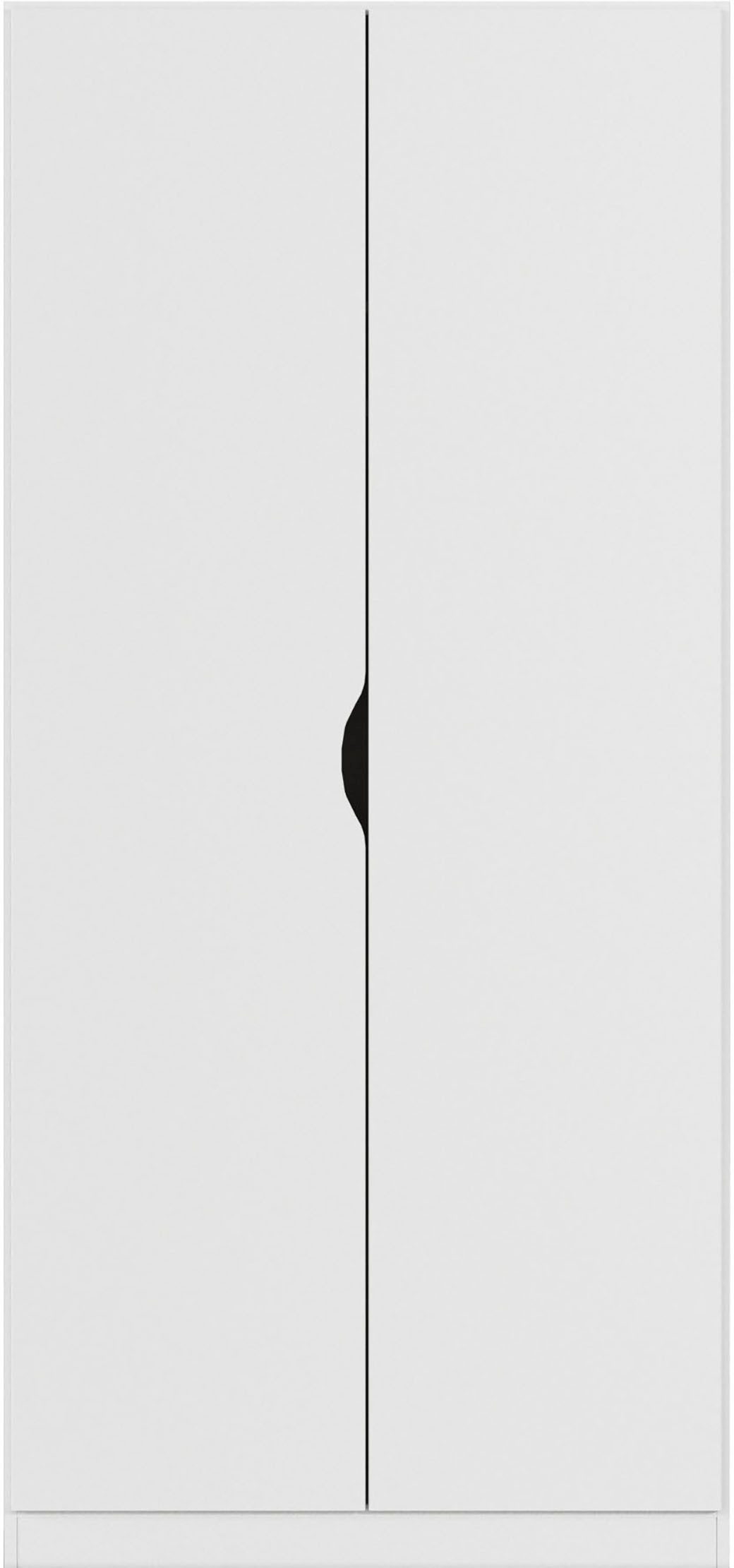 rauch Kleiderschrank Freising Türen mit Griffmulden. Reduzierter Preis € 174,10. Unverbindliche Preisempfehlung € 349,00