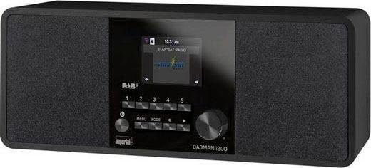 Digitalradio DABMAN mit 20 i200 (DAB), RDS, TELESTAR W) by IMPERIAL (Digitalradio UKW FM-Tuner, (DAB) Internetradio, schwarz