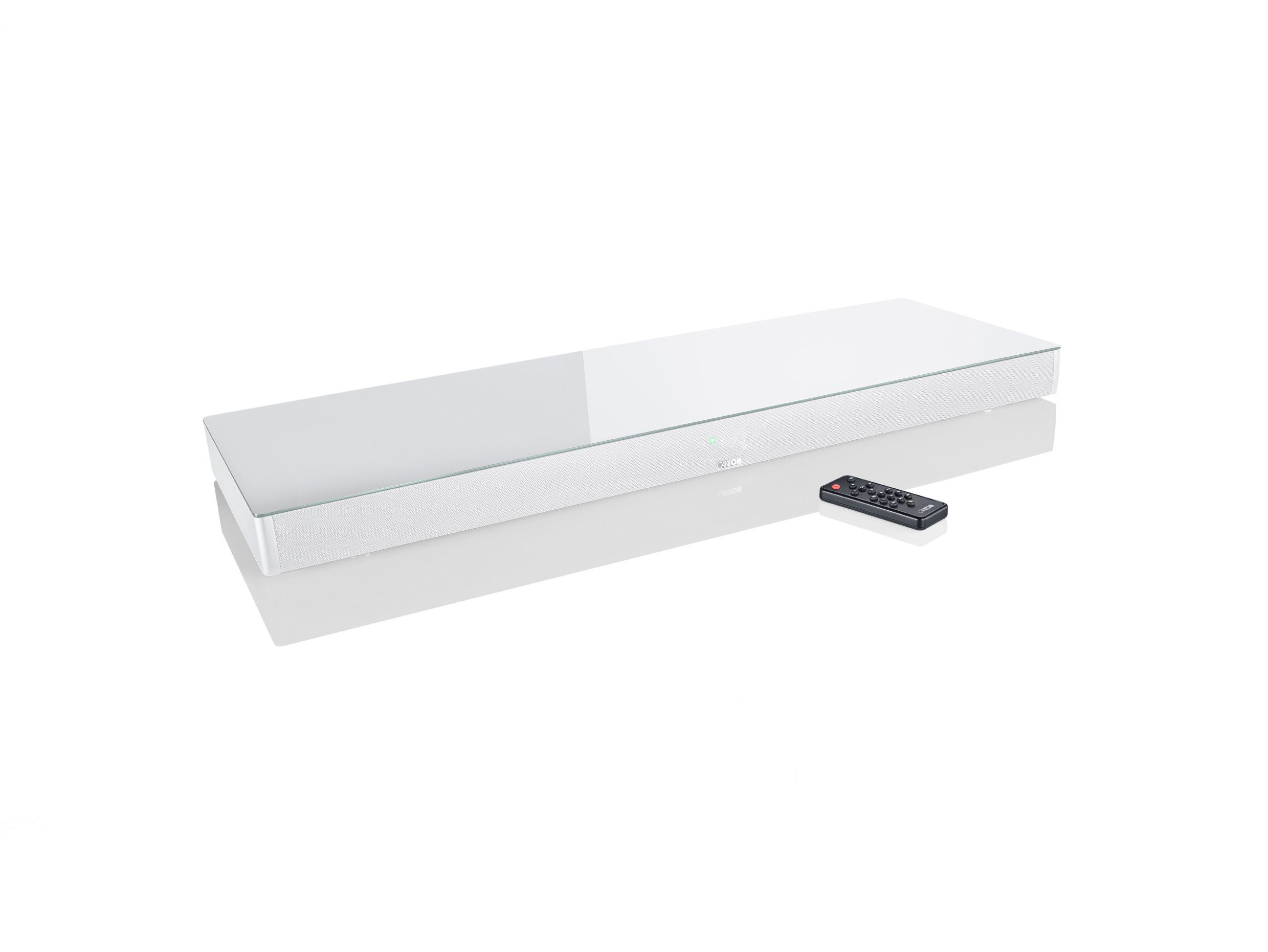 CANTON Smart Sounddeck 100 Soundbar (300 W, Dolby Atmos, 3 Wege Bassreflexsystem, Sprachsteuerung)