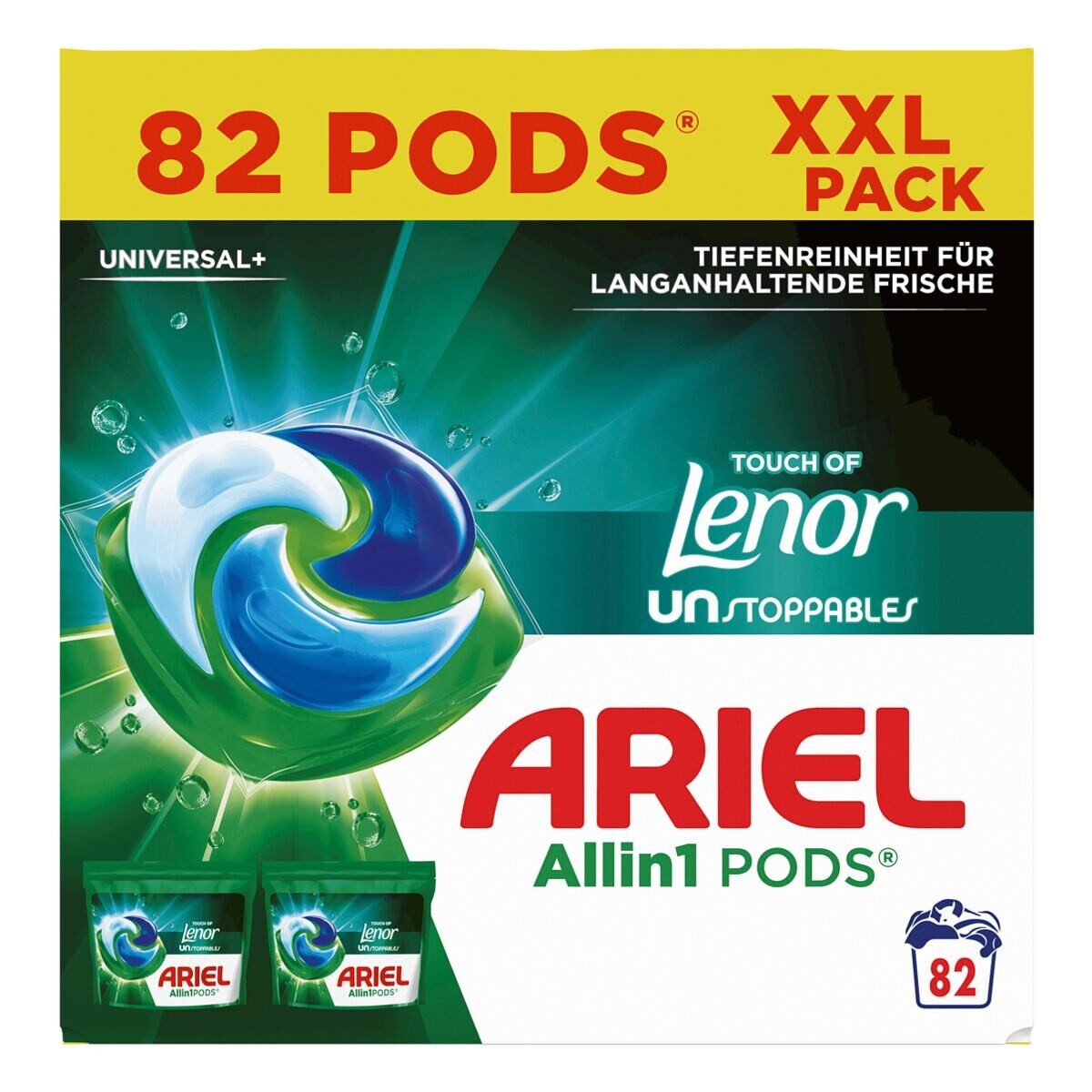 ARIEL Allin1 PODS Touch of Unstoppable Vollwaschmittel (82 WL / 82 Pods)