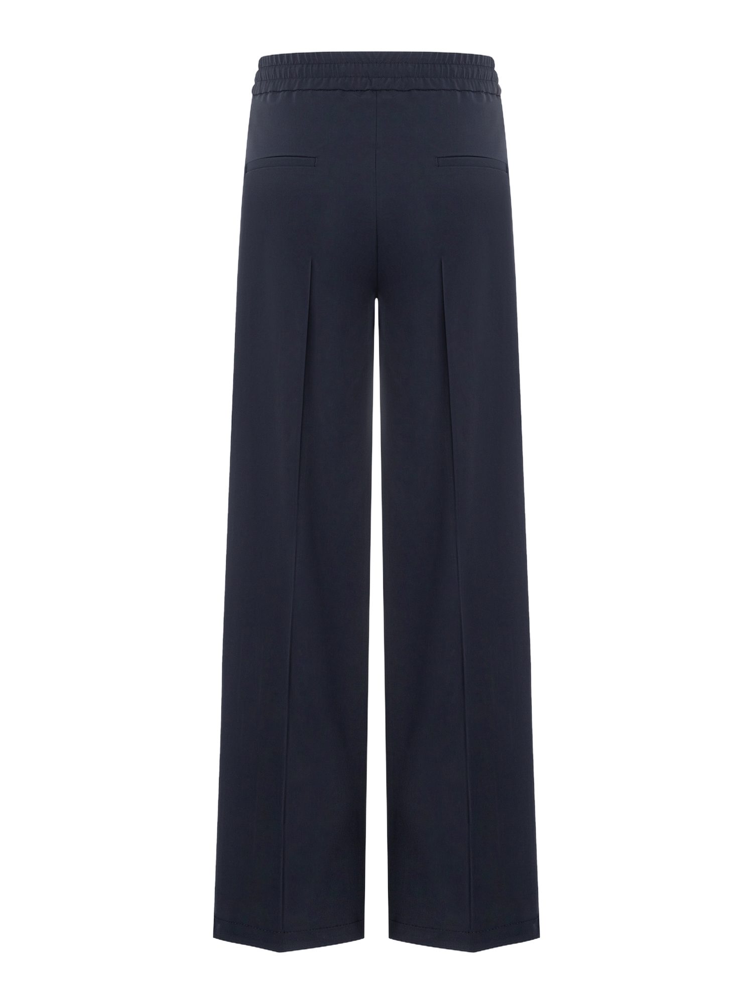 Cambio Stoffhose blau,Casual,Polyester,Unifarben,Weit,Mittel