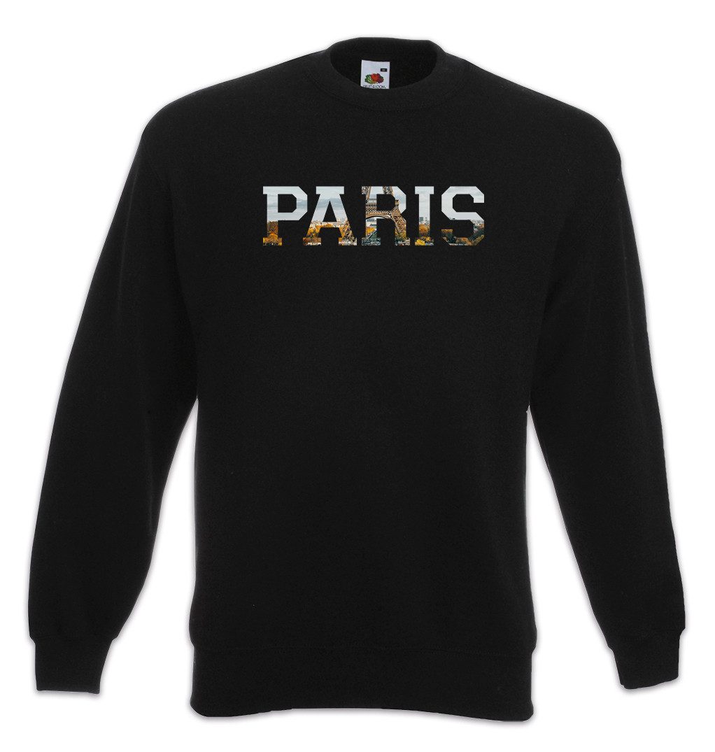 Urban Backwoods Sweatshirt Paris Sweatshirt Skyline Stadt City Ville Frankreich France Francia (1-tlg) Eifel Eifelturm Eifel Tower