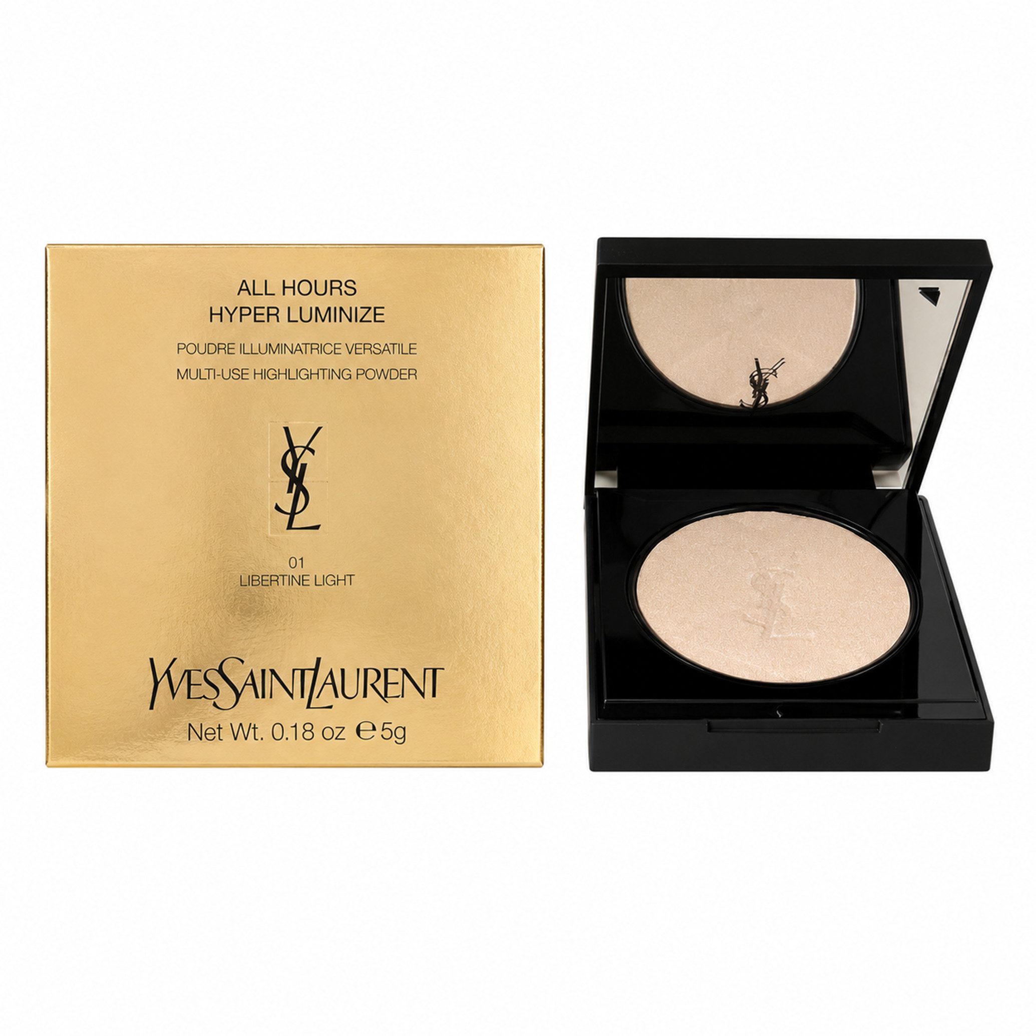 YVES SAINT LAURENT Puder Yves Saint Laurent All Hours Luminize 01 Libertine Light Honey Powder