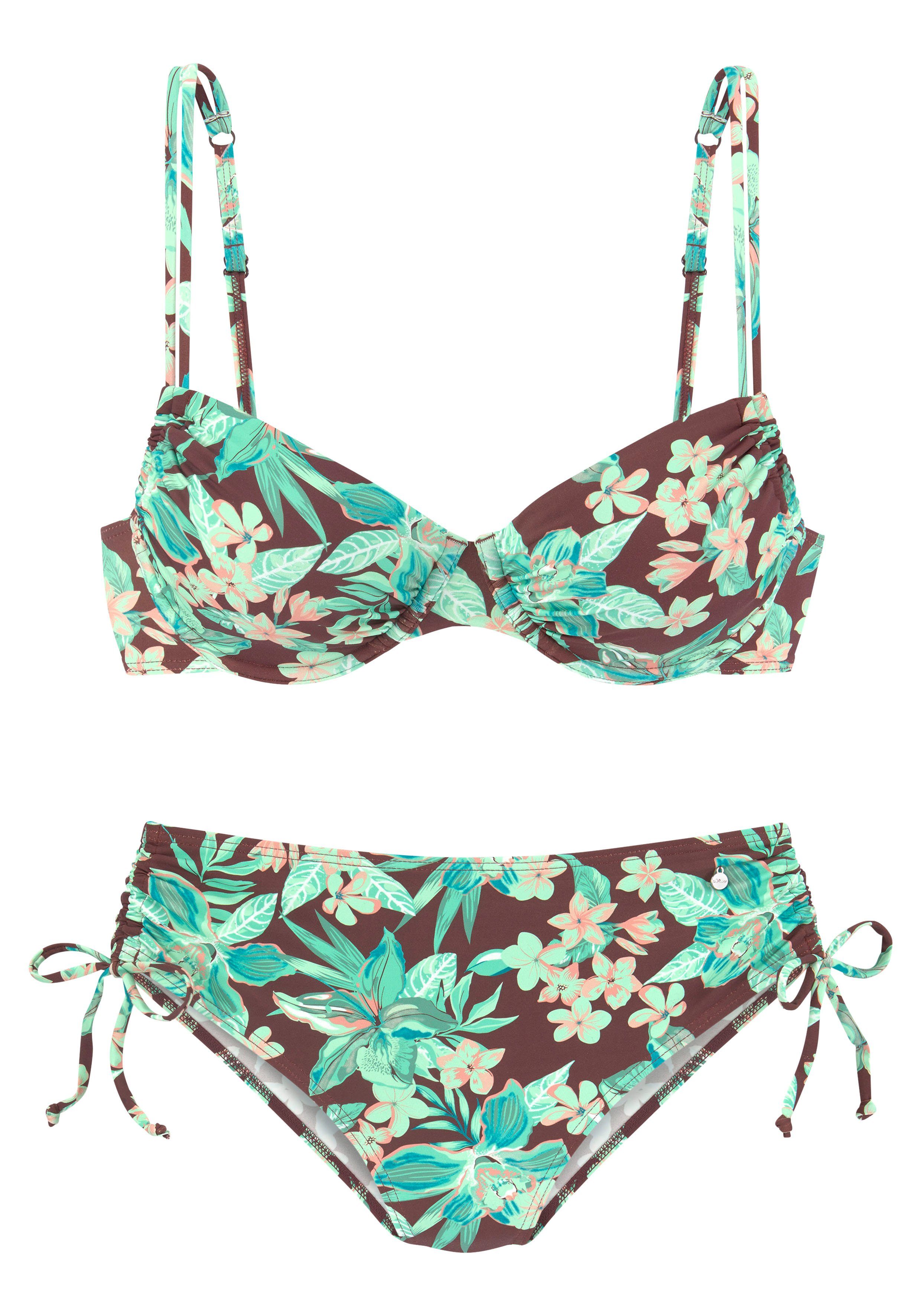 Florales Bügel-Bikini Design s.Oliver