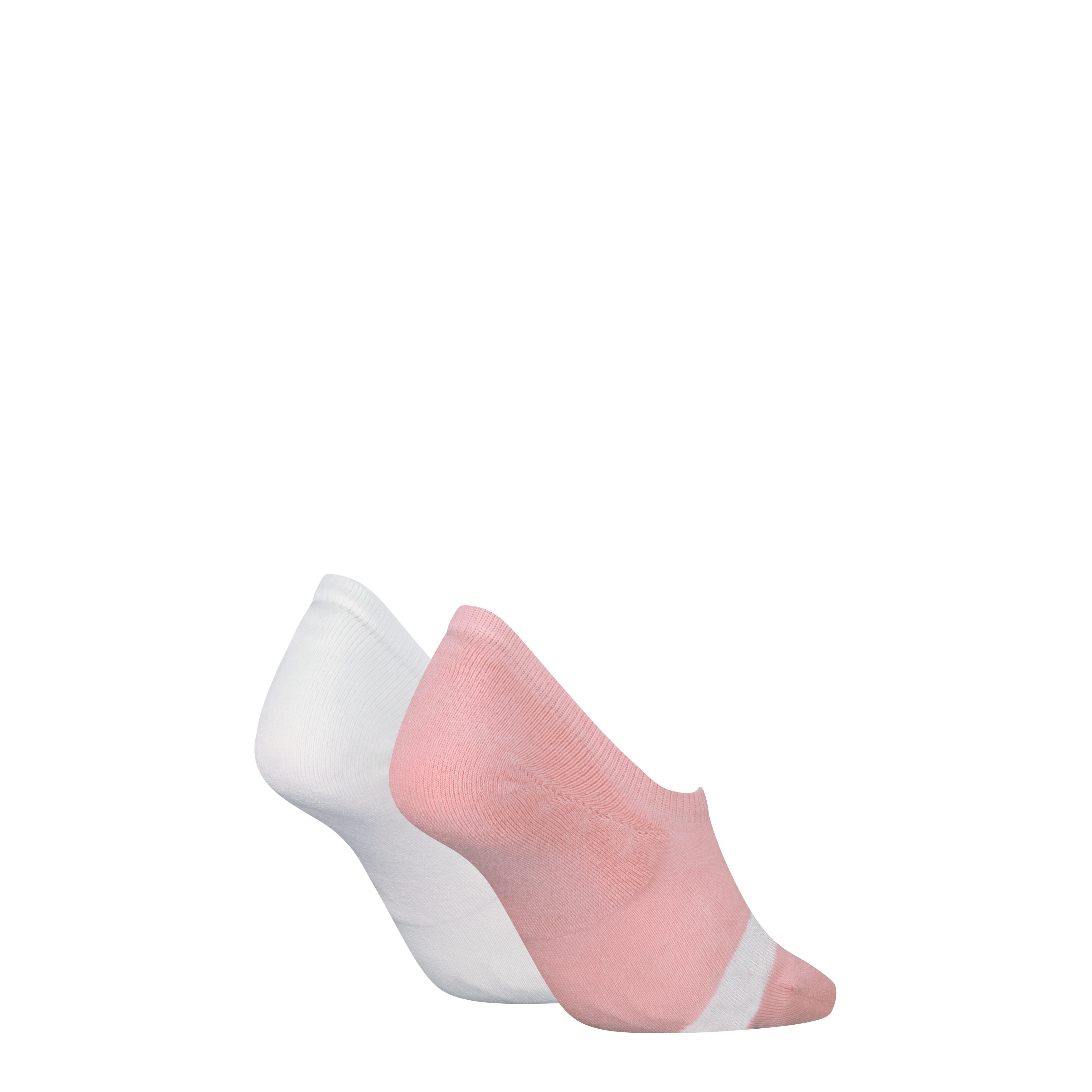 Calvin Klein Jeans Füßlinge CKJ WOMEN HIGH CUT FOOTIE 2P GLOSSY (2 Paar) No-Show-Design, hoch ausgeschnitten