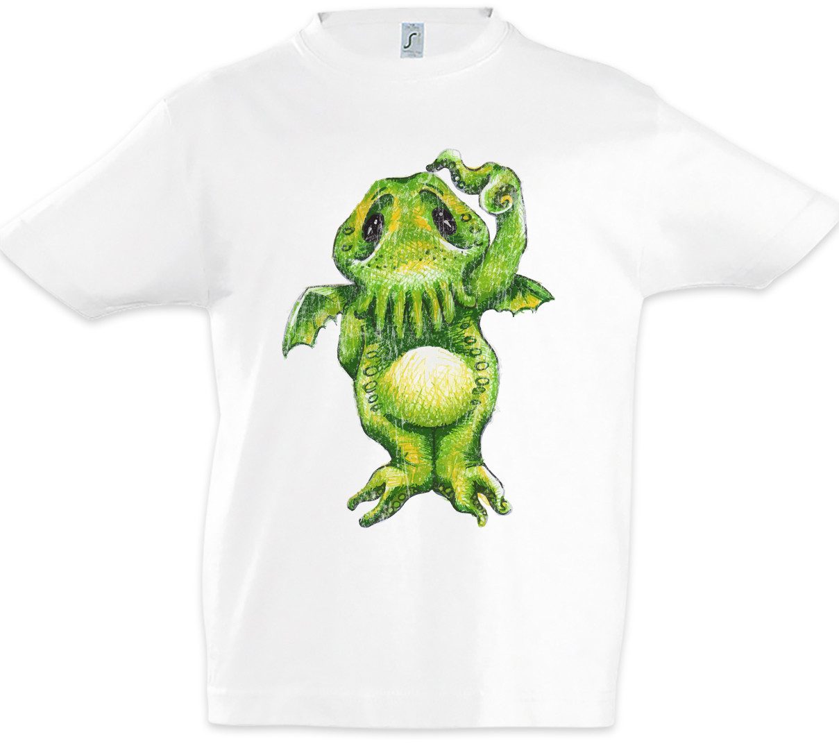 Urban Backwoods Print-Shirt Tiny Cthulhu I Kinder T-Shirt Call Horror Arkham H. P. Lovecraft (1-tlg) Miskatonic R´LYEH University Antarctic