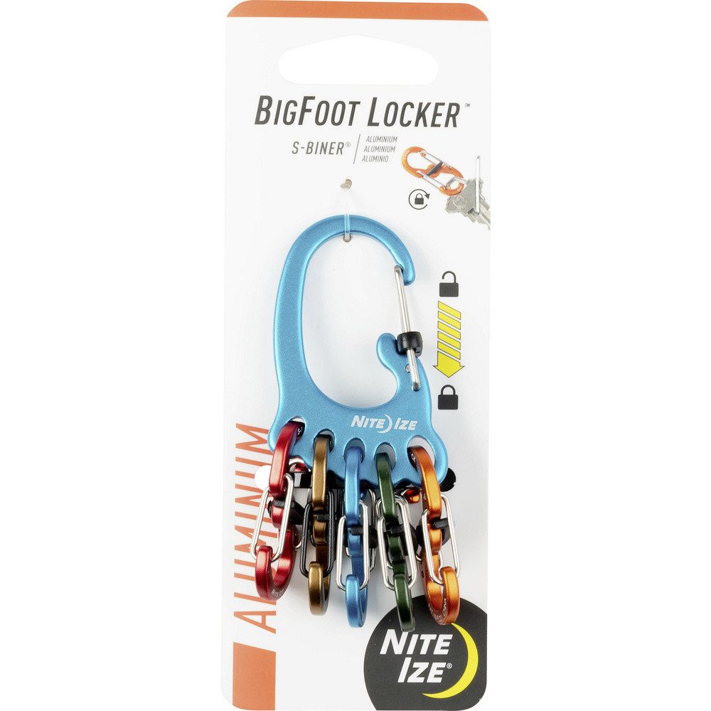 Nite Ize Schlüsselanhänger NITE Ize Schlüssel-Karabiner NI-KLKBFA-03-R6 5-farbig 1 St.