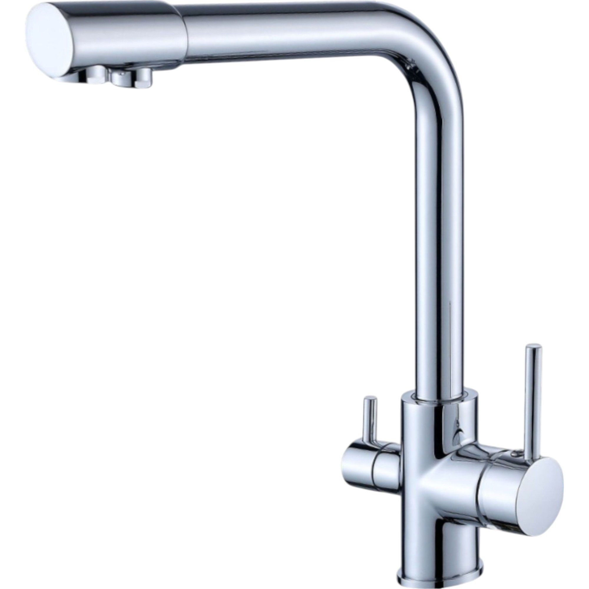 BieTal Küchenarmatur Wasserhahn Küche BieTal® BT-301 3-Wege L-Auslauf Küchen Mischbatterie
