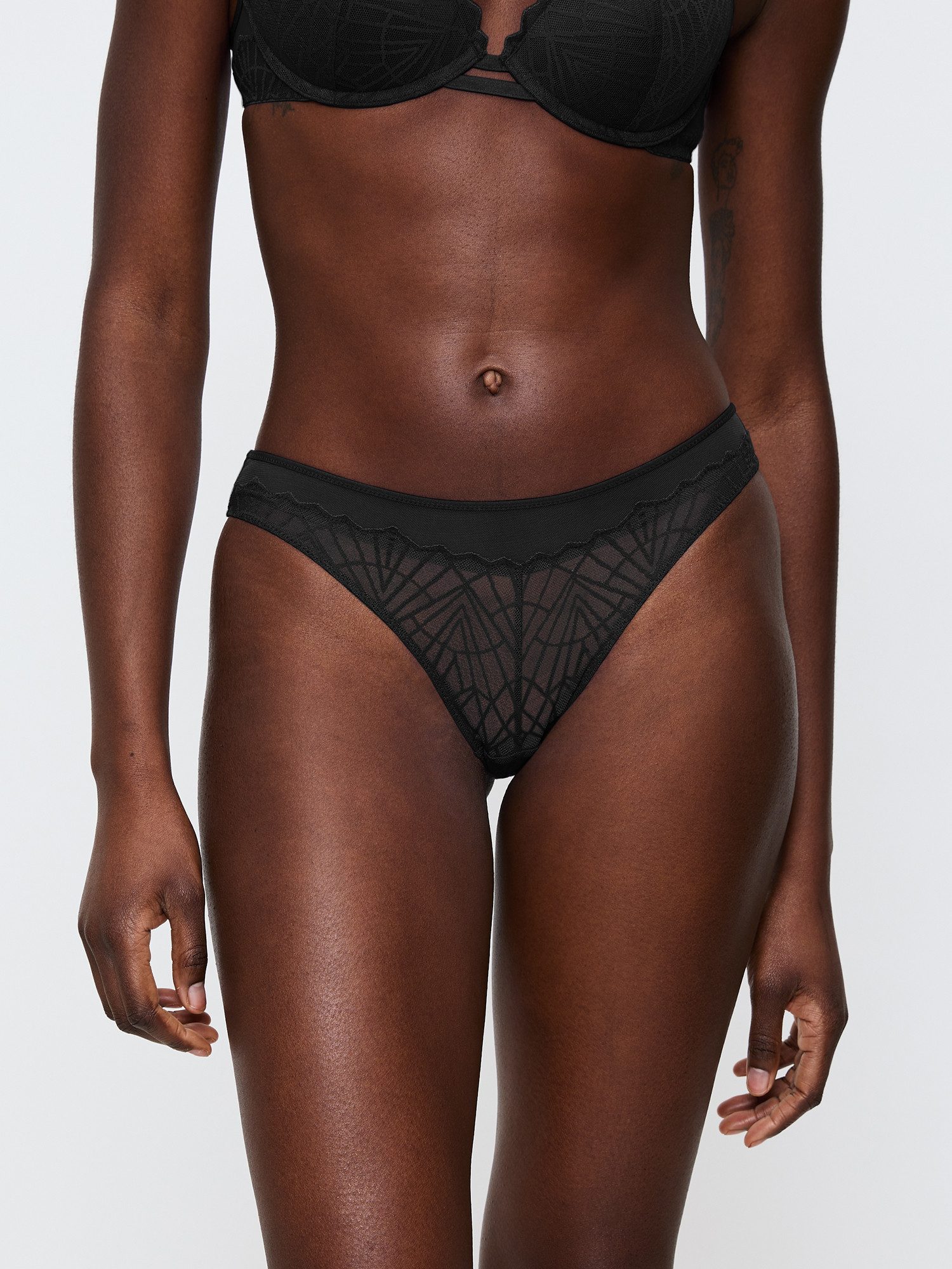 Triumph Brasilslip That Night In Vegas grafisches Spitzendesign - elastische Bänder an der Taille
