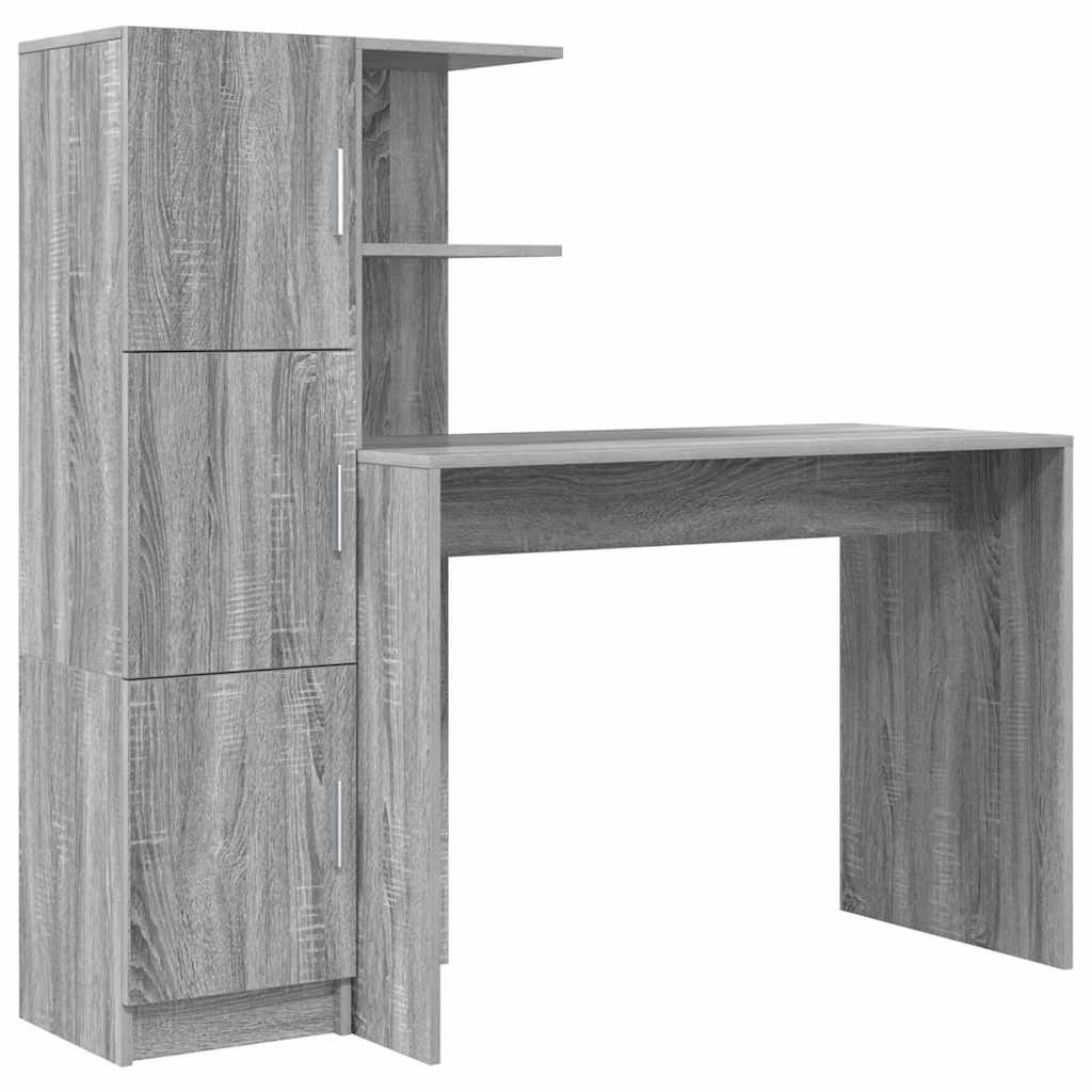 vidaXL Sideboard Schreibtisch mit Stauraum 2 günstig online kaufen