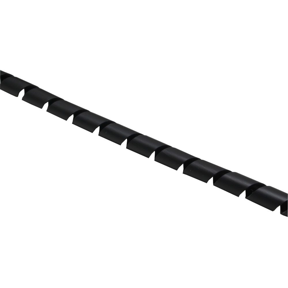 Inline Kabelbinder InLine® 59946L Spiralband Kabelschlauch 10m, schwarz, 10mm