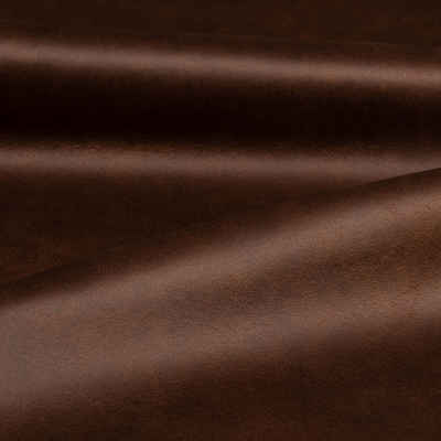 SCHÖNER LEBEN. Stoff Möbelstoff Mikrofaser Vintage Lederoptik Mars cognac braun 1,4m