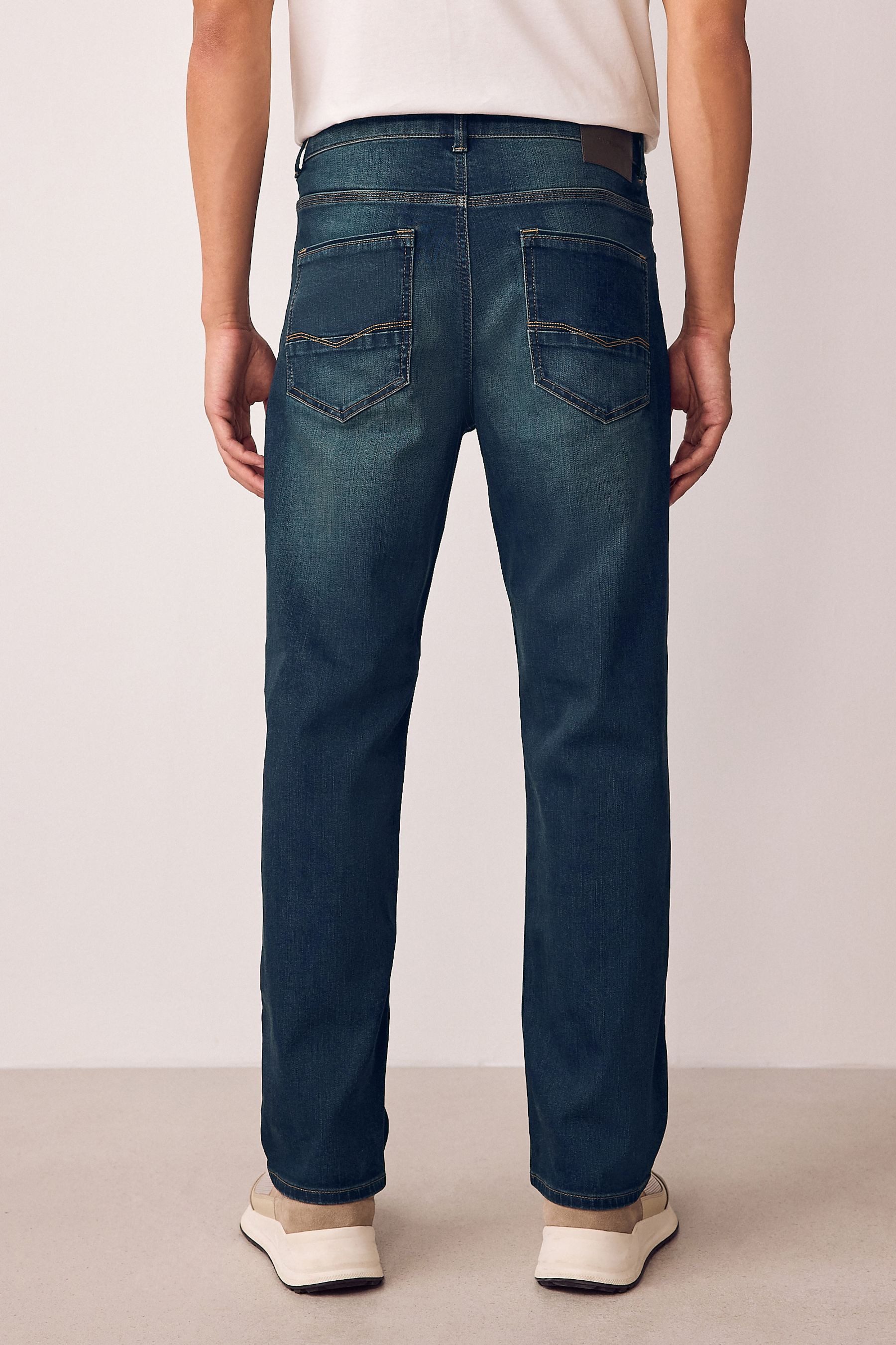 Next Stretch-Jeans Authentische Straight Fit Jeans mit Stretch (1-tlg) günstig online kaufen