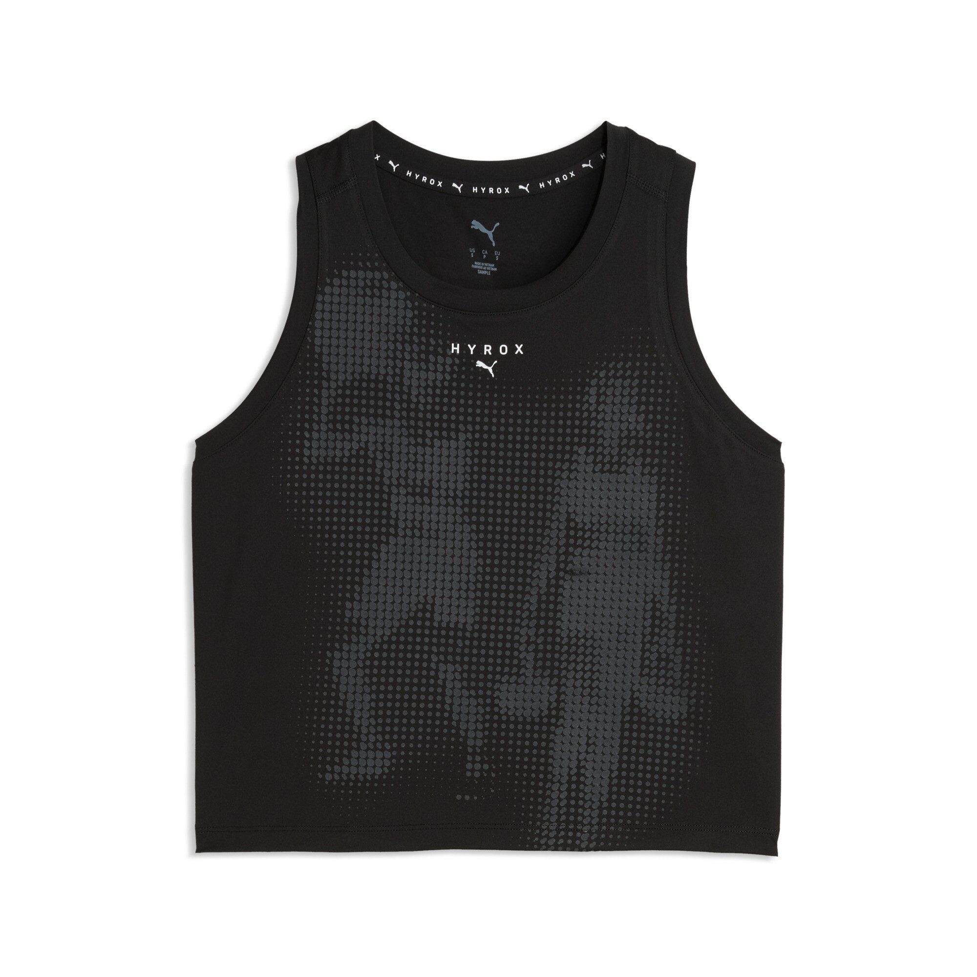 PUMA Tanktop W X HYROX CLOUDSPUN THERMOADAPT CROP TANK Regular Fit, ärmellos, für Fitnessaktivitäten